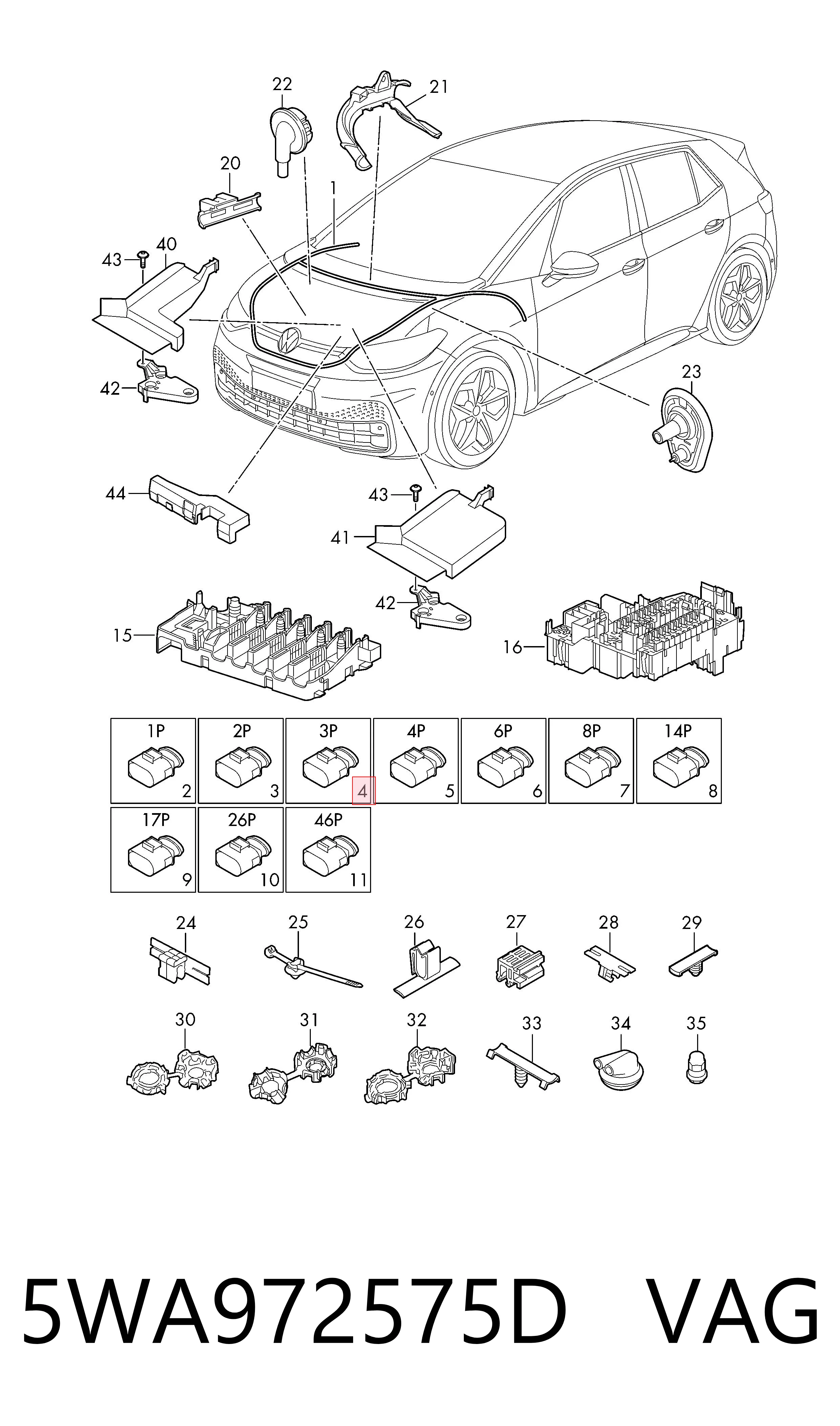  VAG 5WA972575D цена, от 8.92 USD
