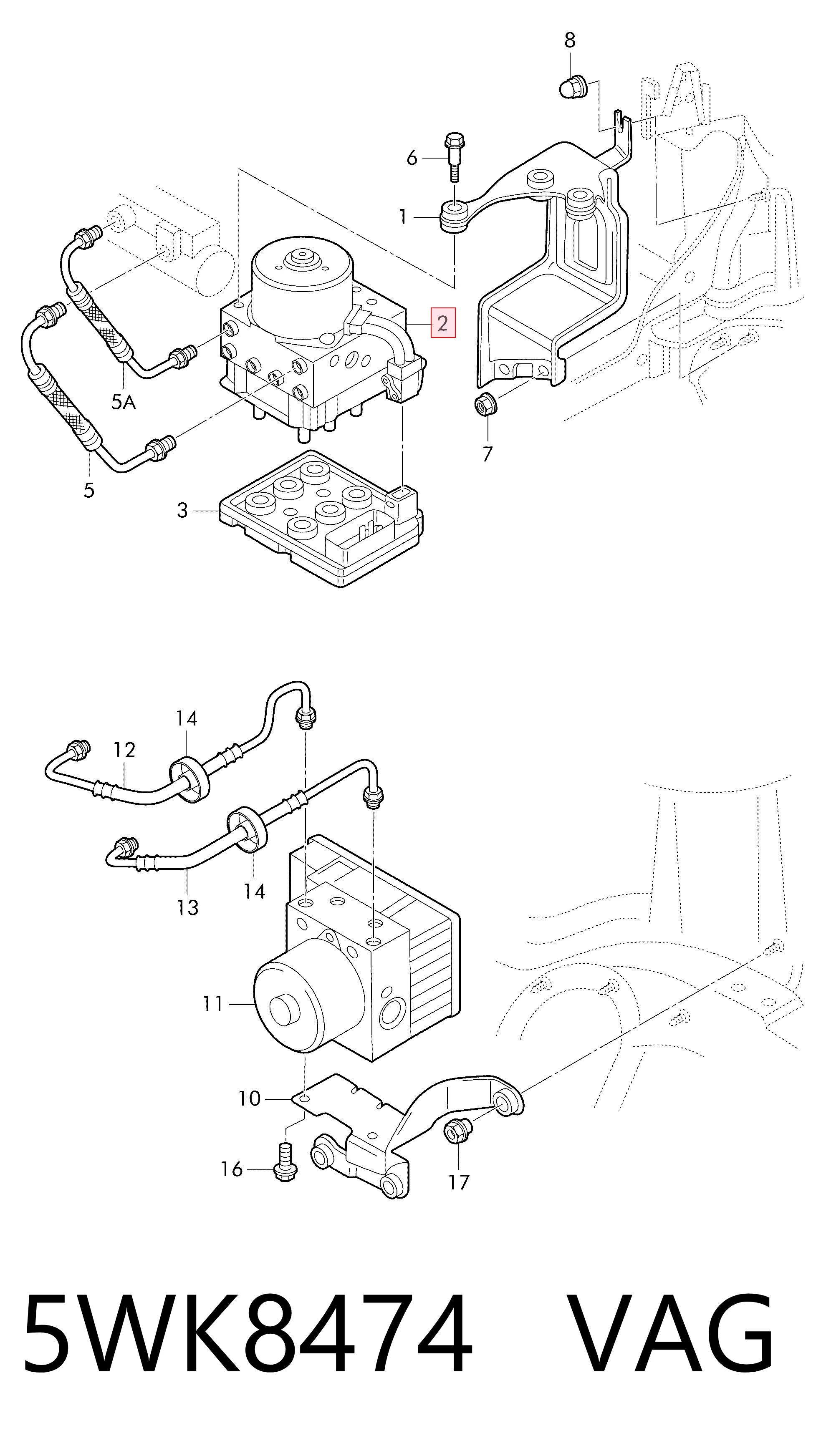 Купить 1J0907379G Ford Блок управления ABS