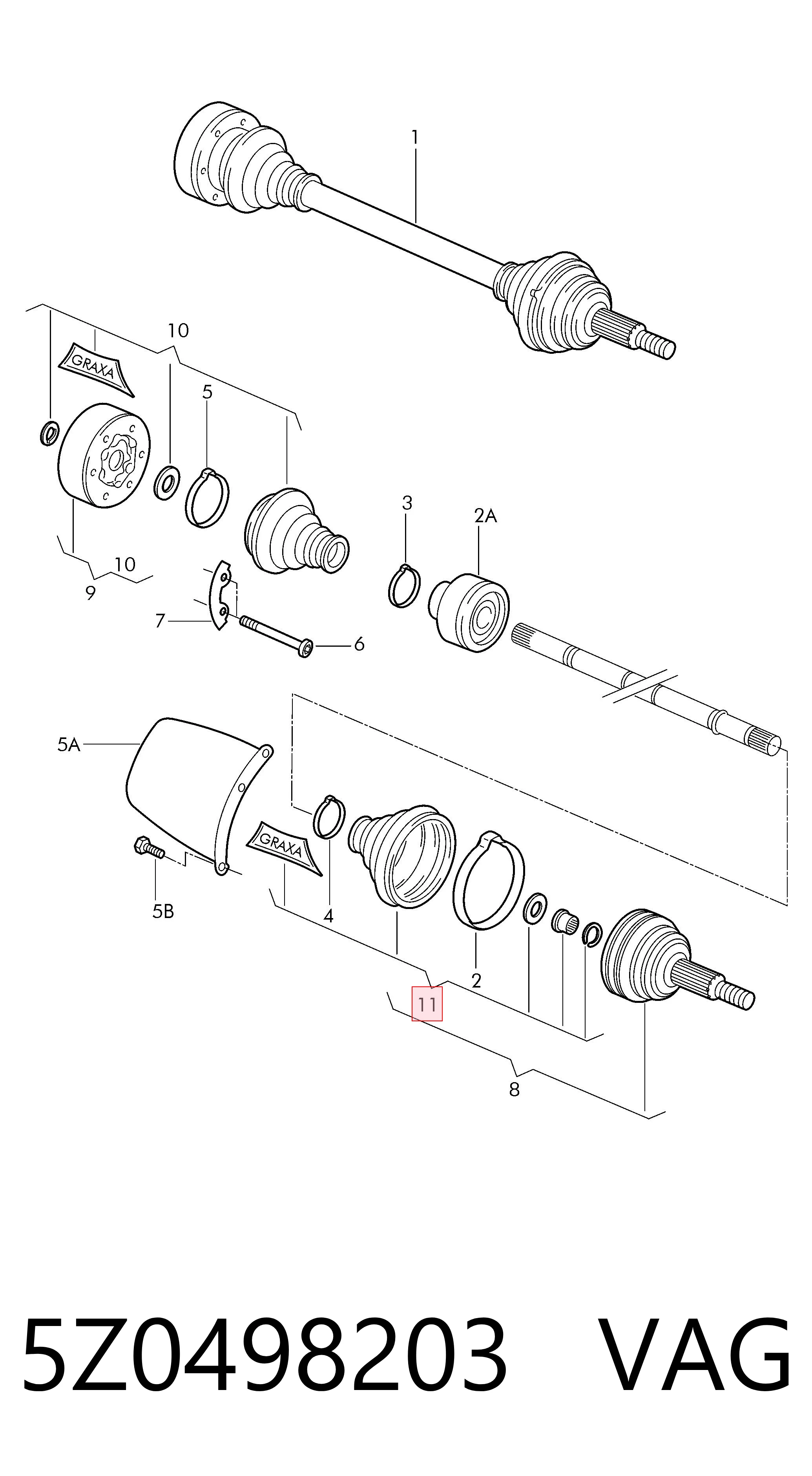 Чехол шруса GKN-Spidan 0036404 цена, от 10.90 USD