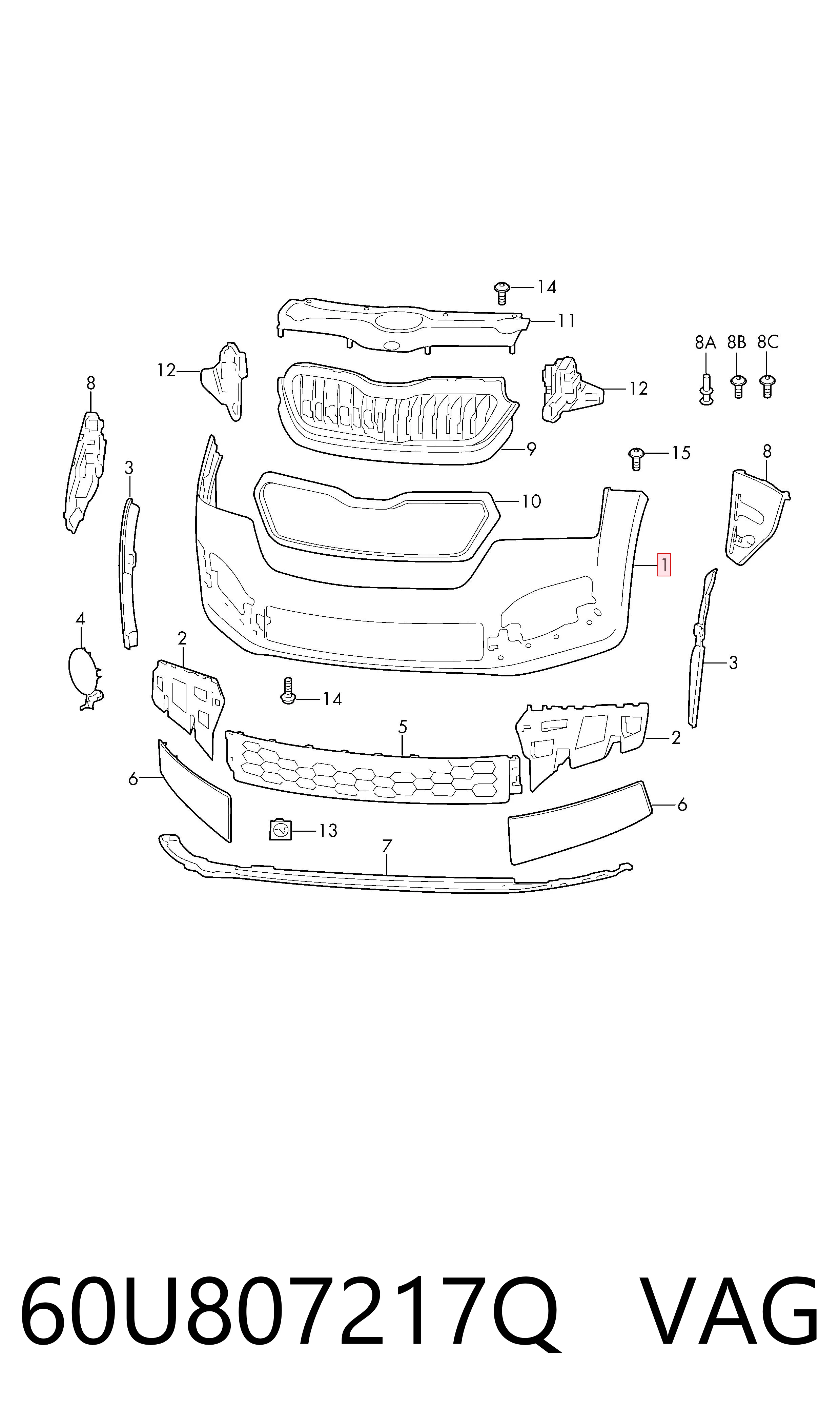 Бампер на авто AND 30807447 цена, от 76.95 USD