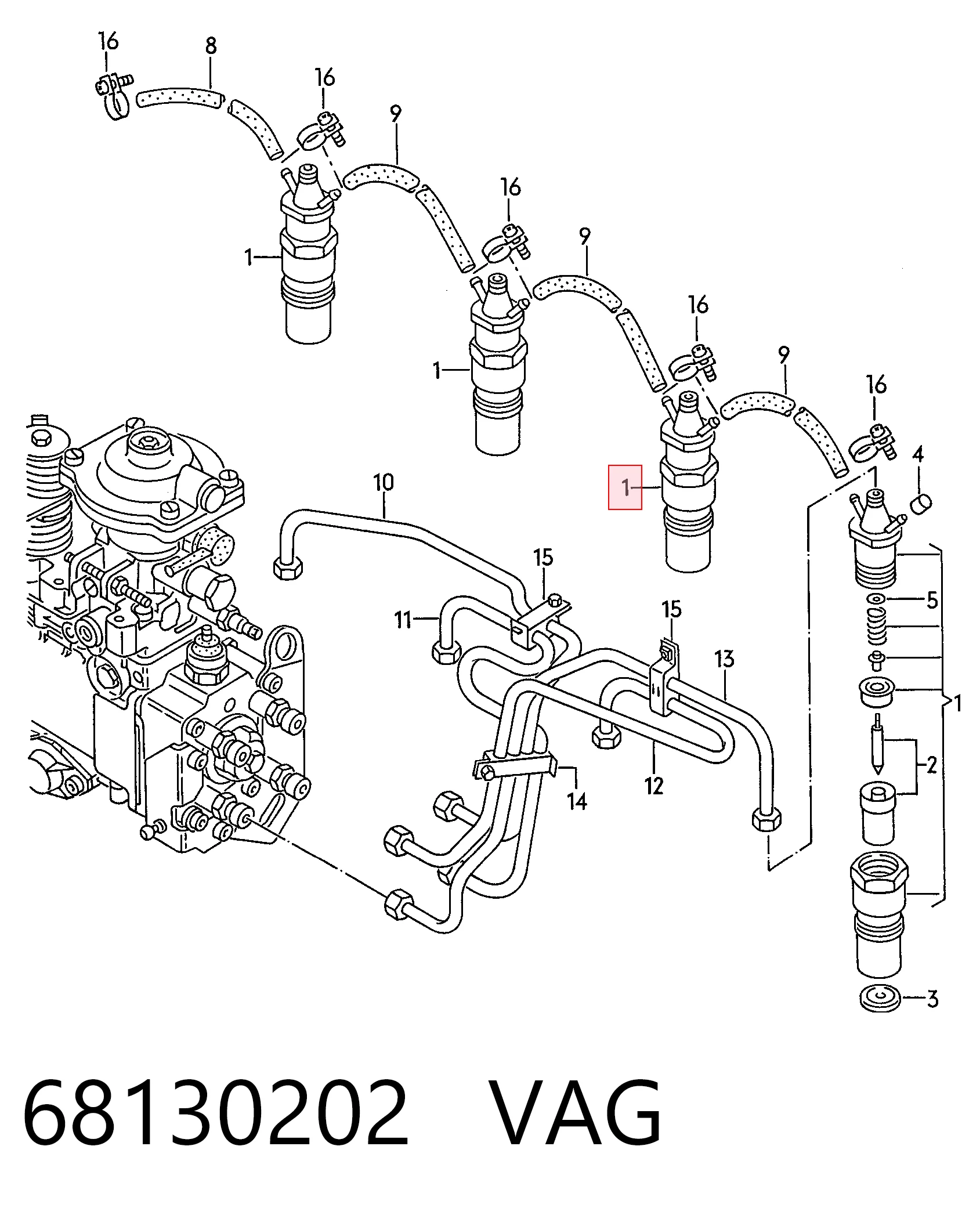 Форсунка инжектора Bosch 986430189 цена, от 36.64 USD