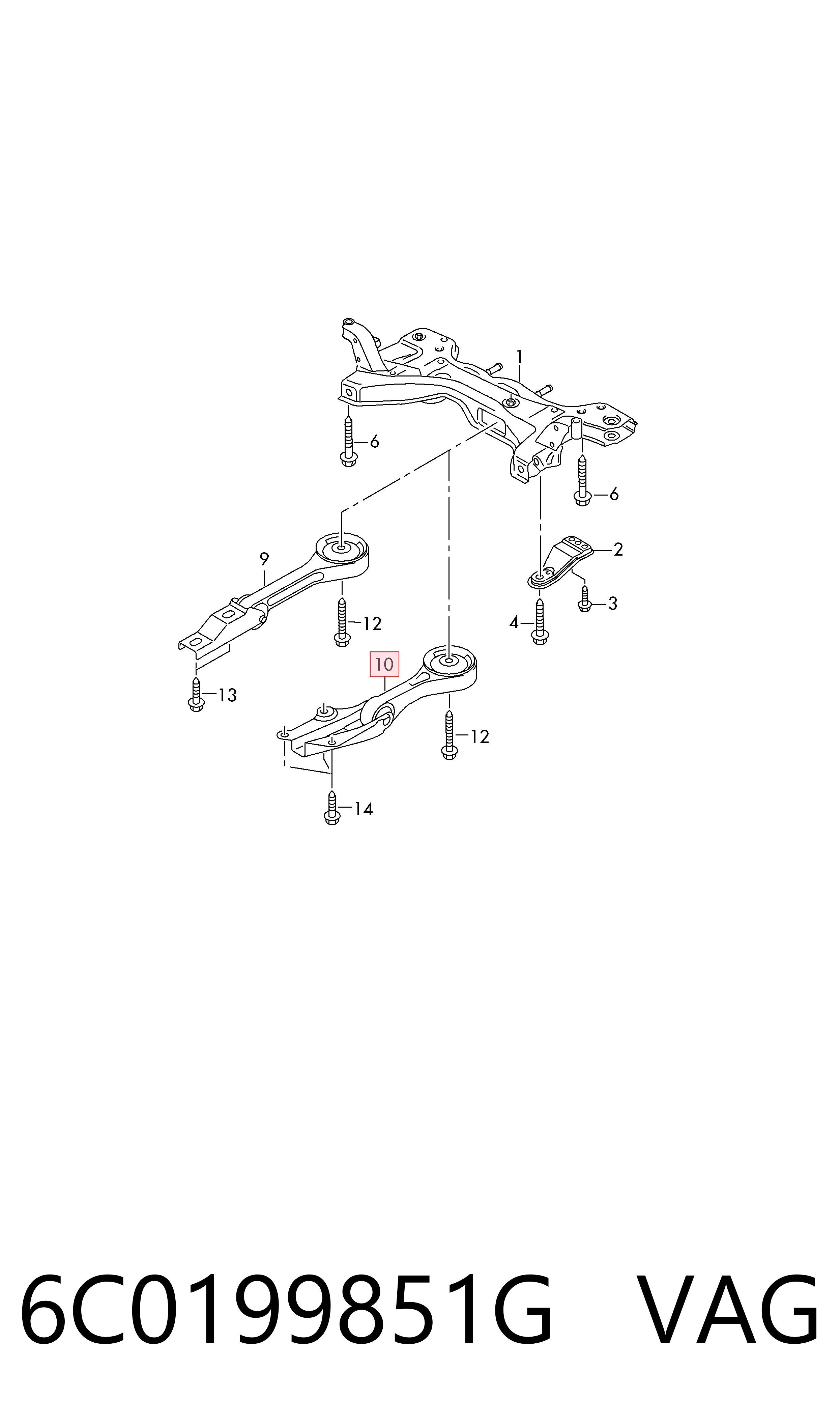 Подушка коробки передач Skoda Rapid хэтчбек (NH3, NK3, NK6) (2012 - 2022) цена, от 33.12 USD