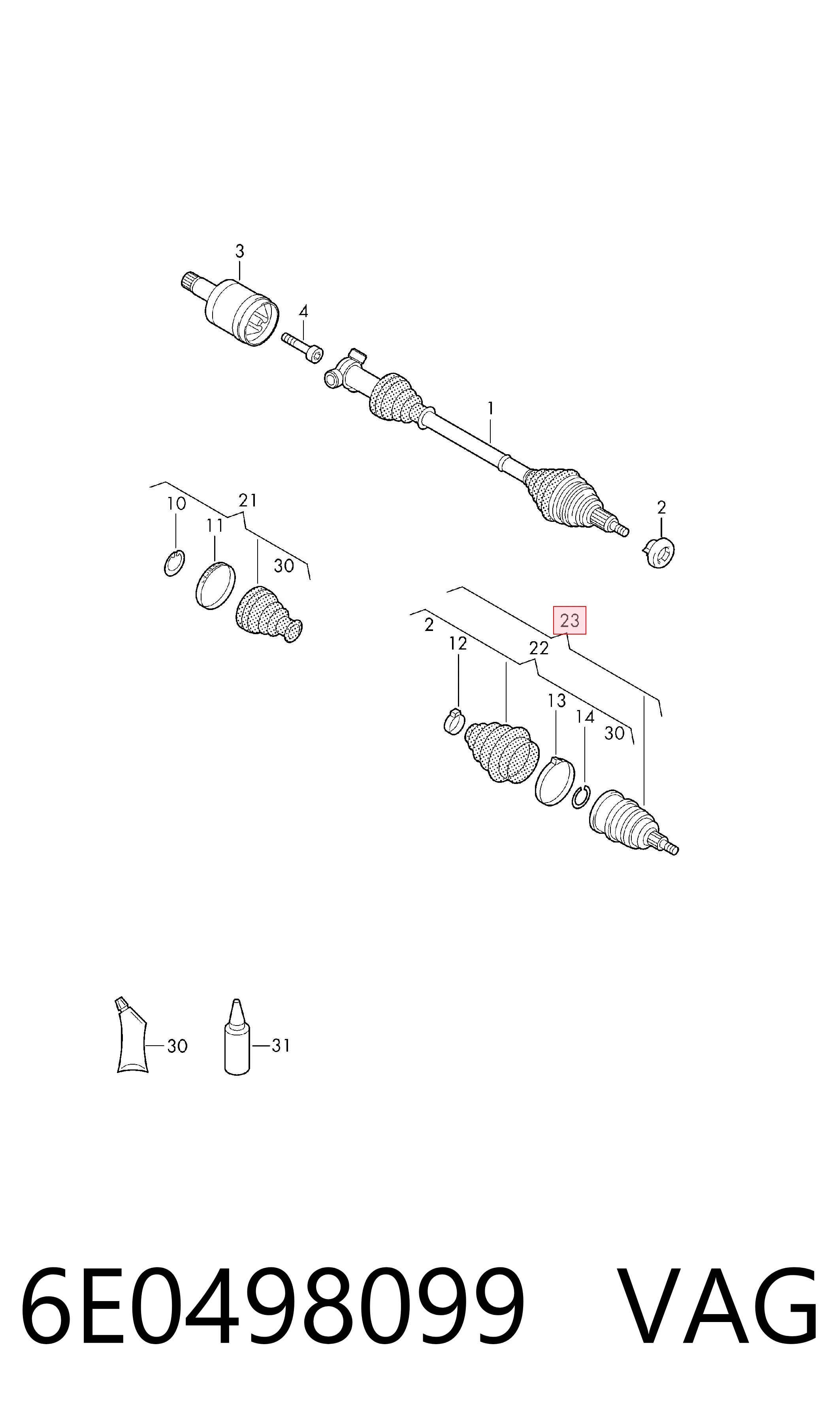 ШРУС наружный передний BB5796 Posterparts