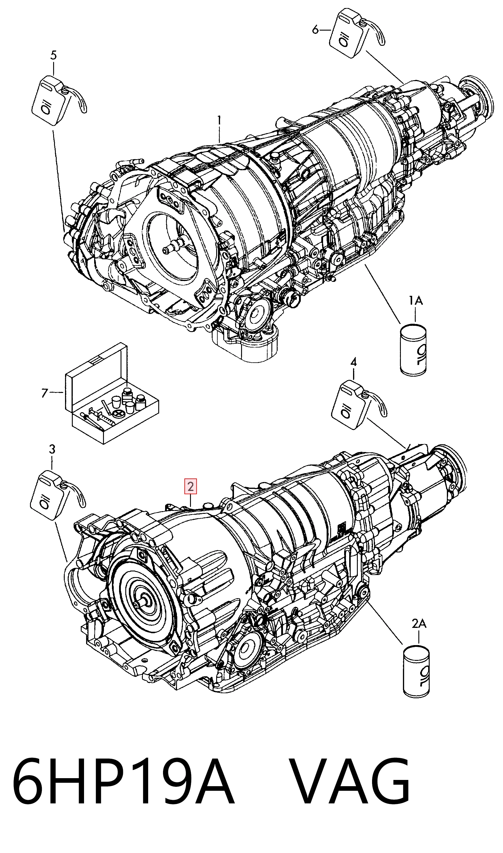 Коробка передач автомат Audi A6 C6 седан (4F2) (2004 - 2011) цена, от 443.43 USD