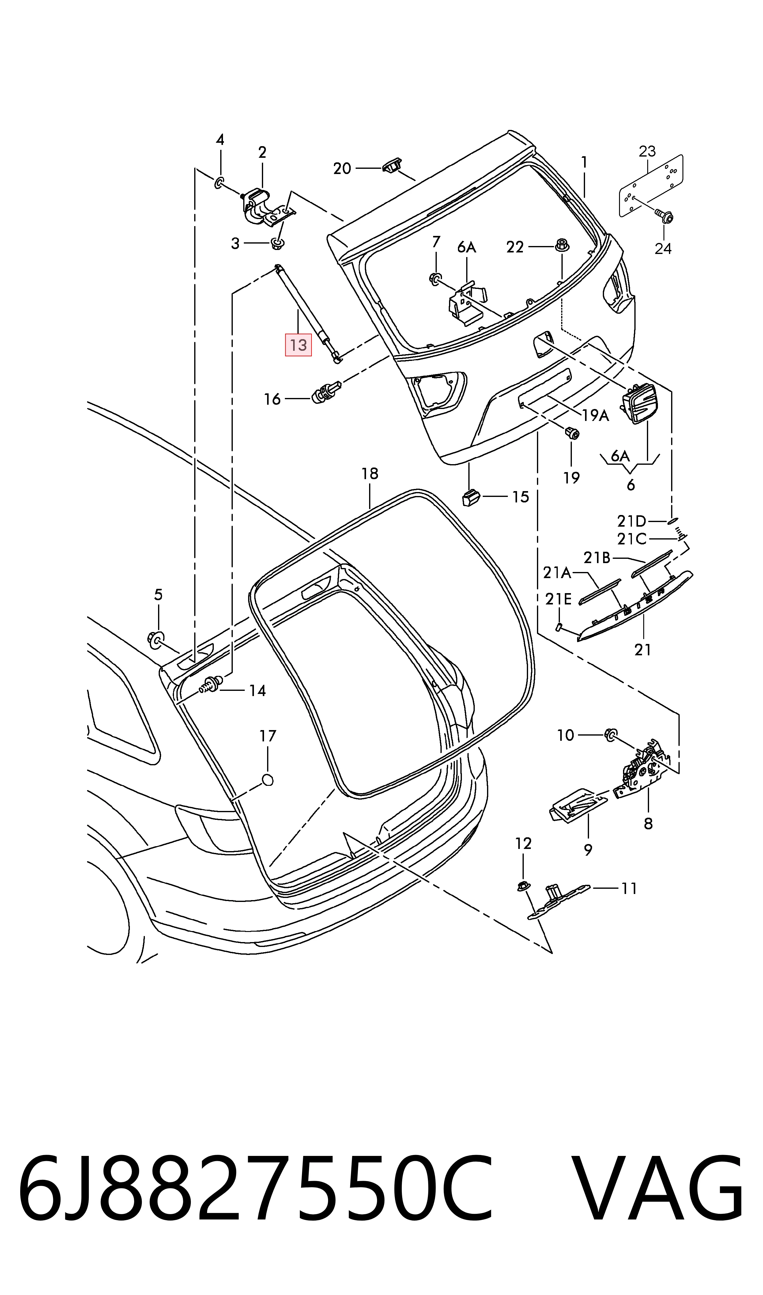 Амортизатор задней двери Magneti Marelli GS1095 цена, от 10.20 USD