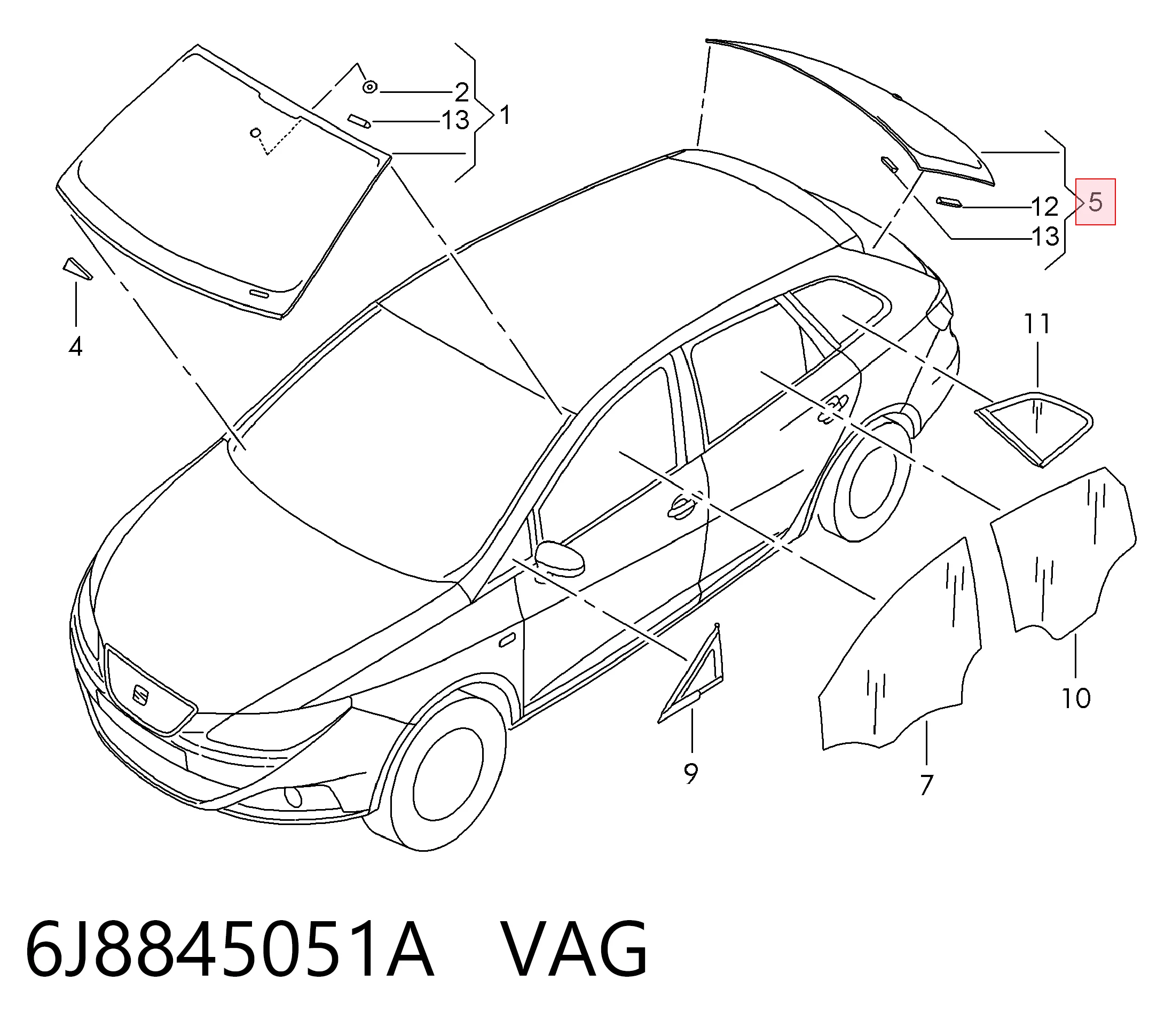 6J8845051A VAG 