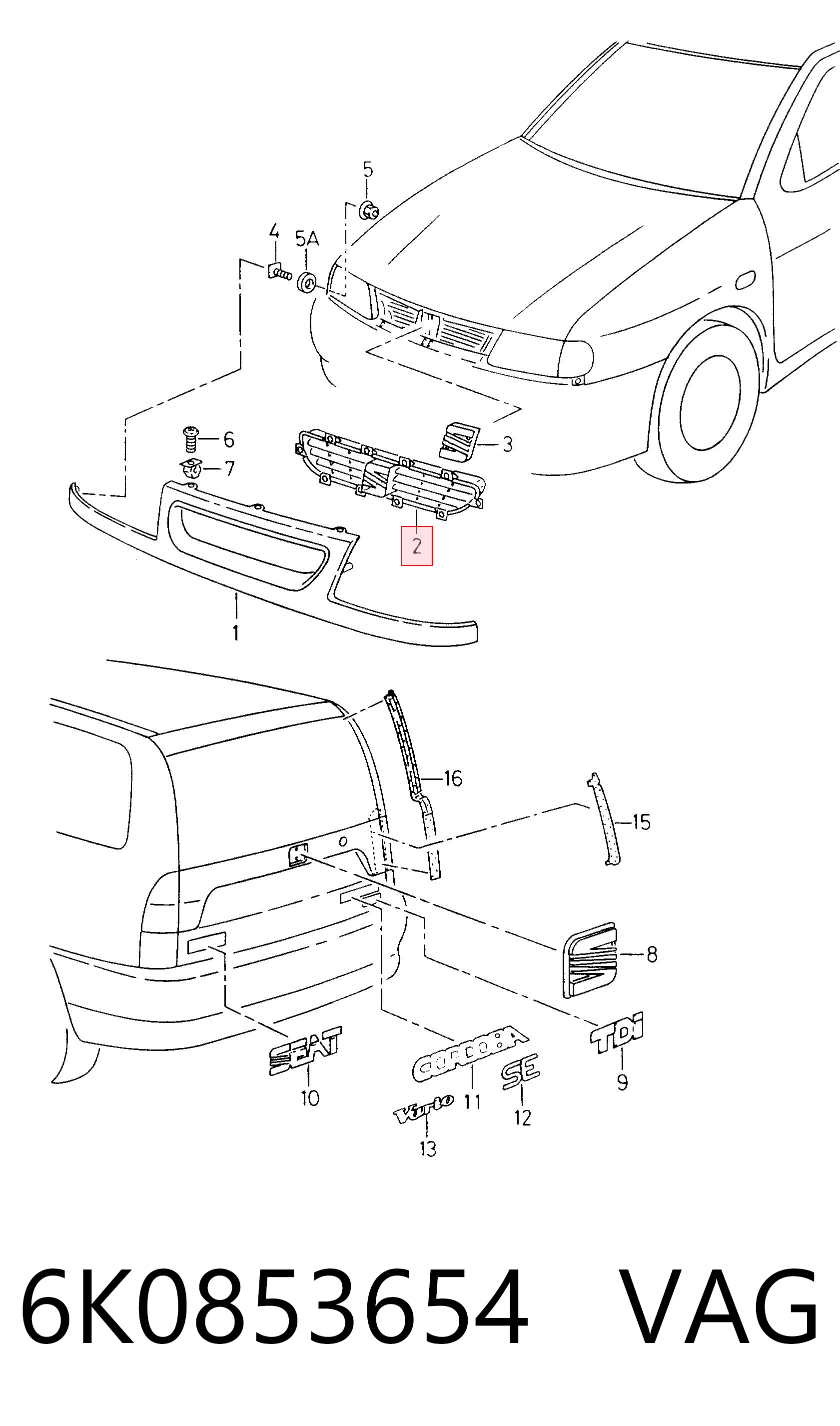 Купить Крыло переднее левое Рено Клио SYMBOL LB0, LB1, LB2