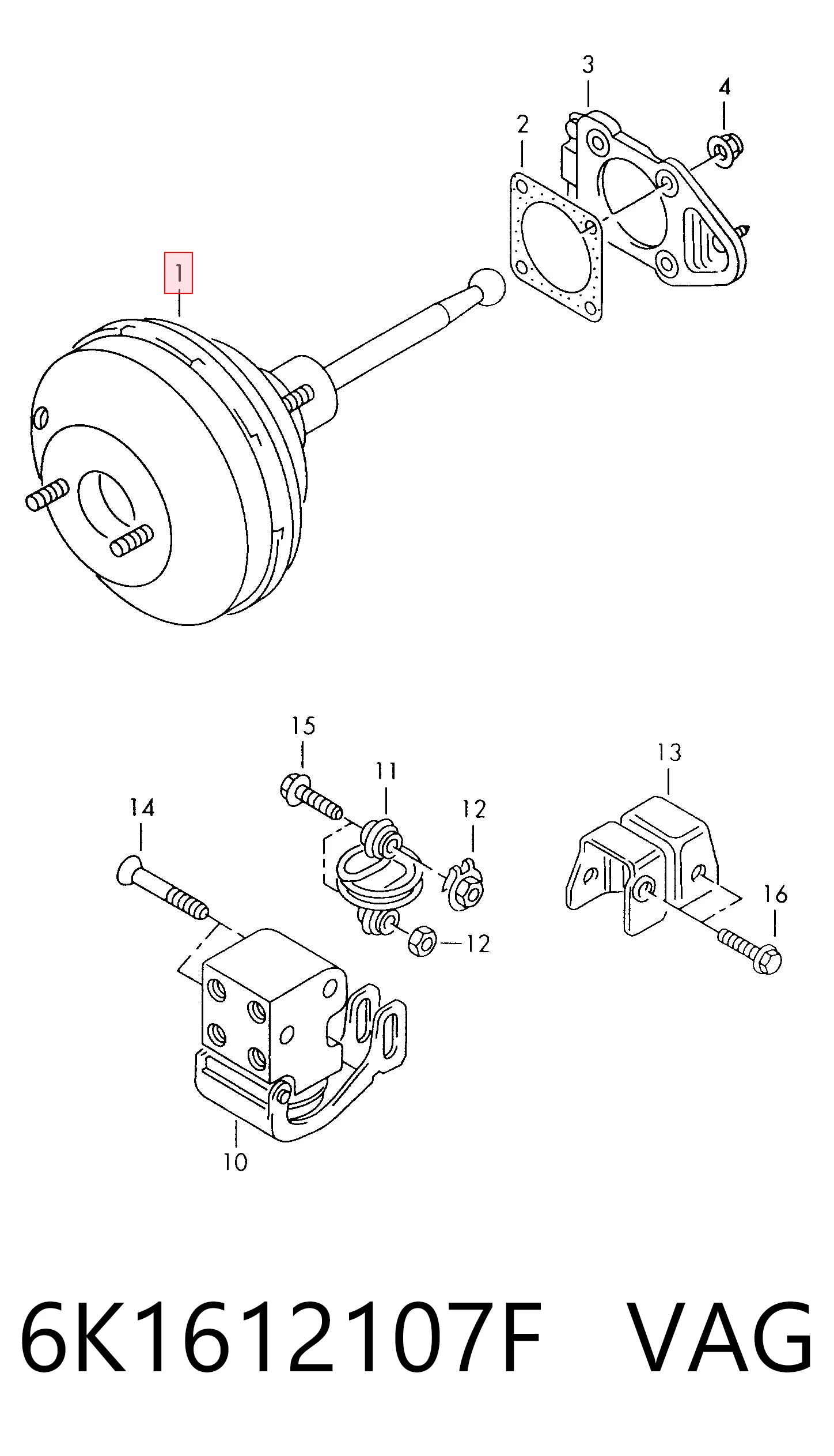 Вакуумник Volkswagen Polo III седан (6KV2) (1995 - 2001) цена, от 219.16 USD