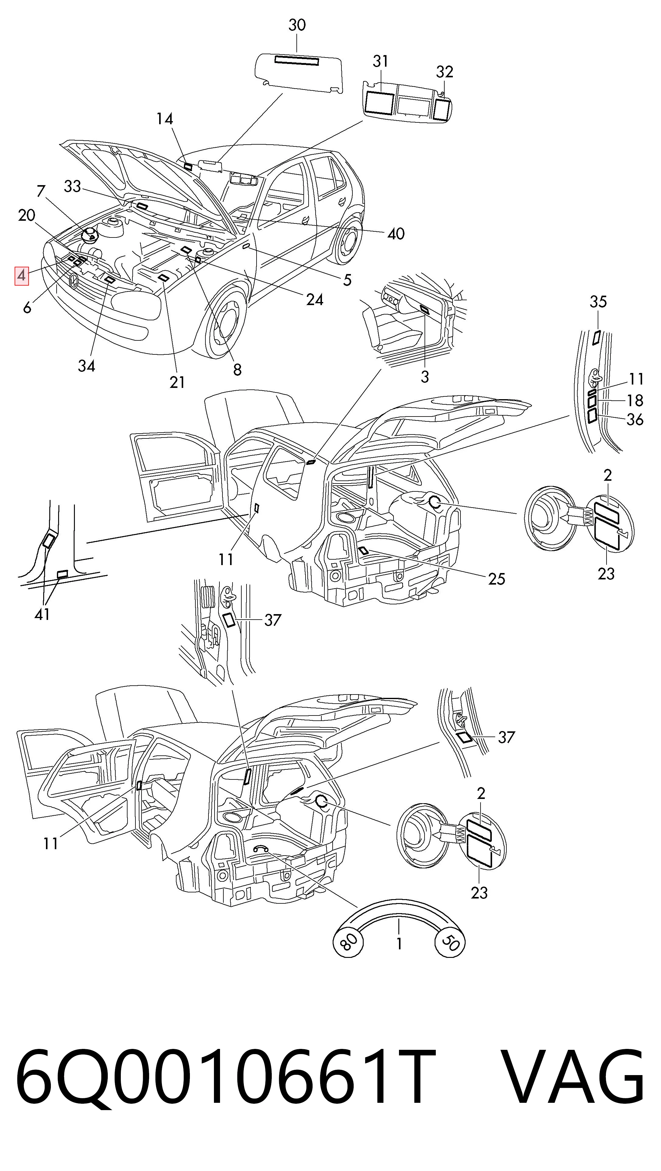 6Q0010661T VAG 