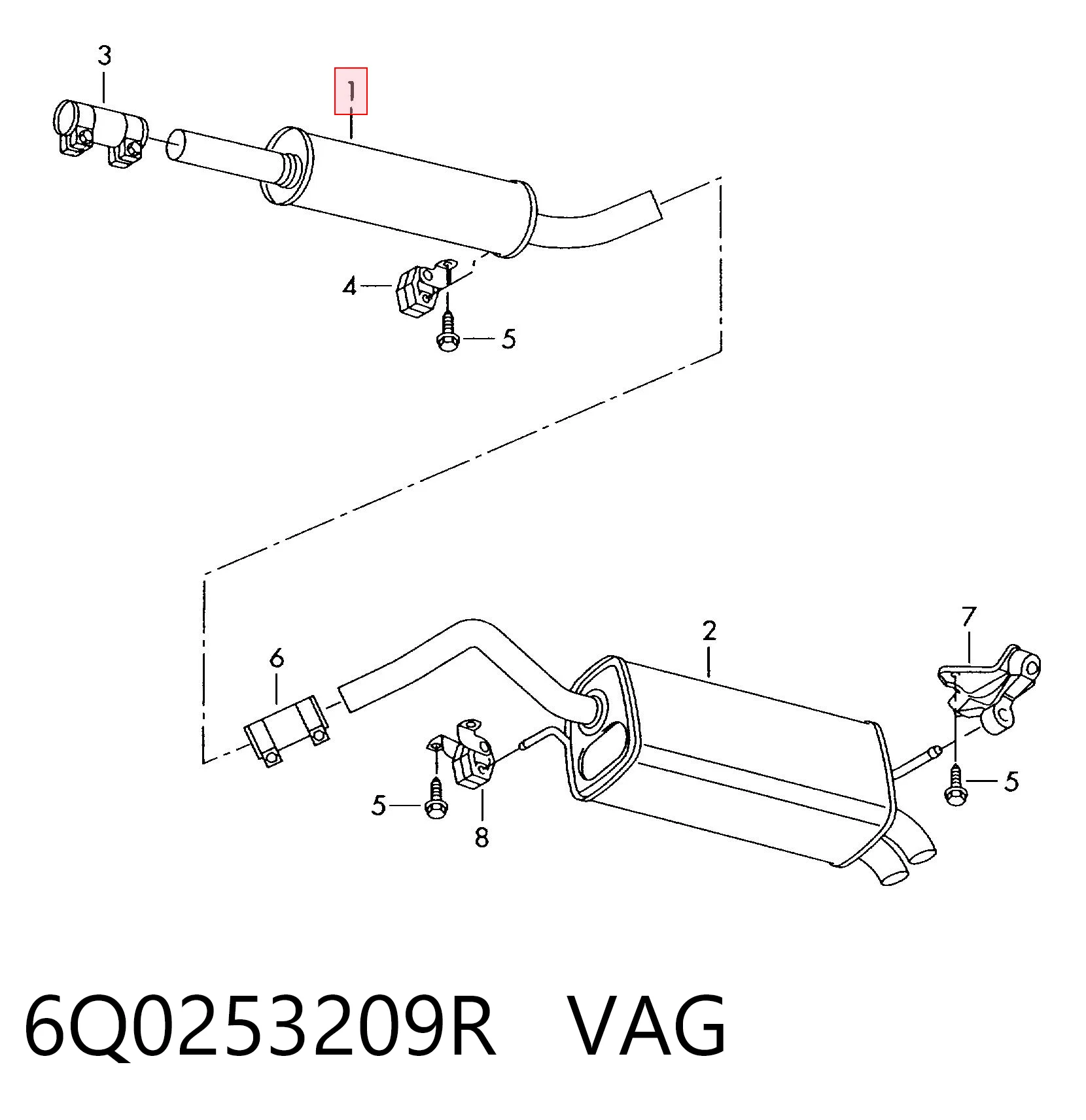 Выхлоп задний Polmostrow FP6202G31 цена, от 34.58 USD