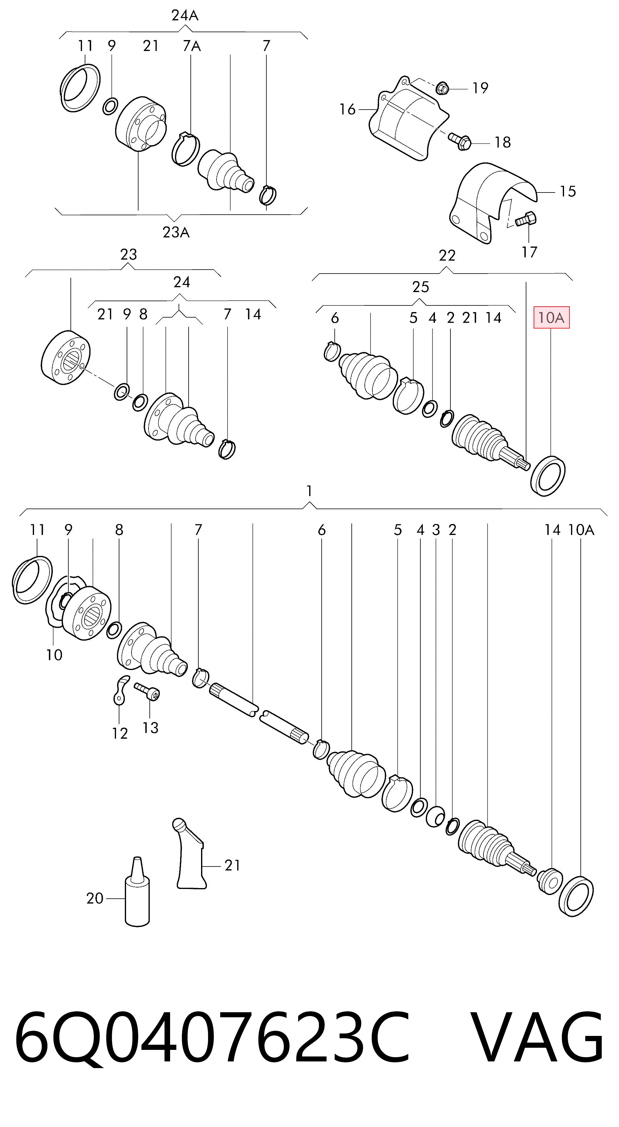 6Q0407623C VAG