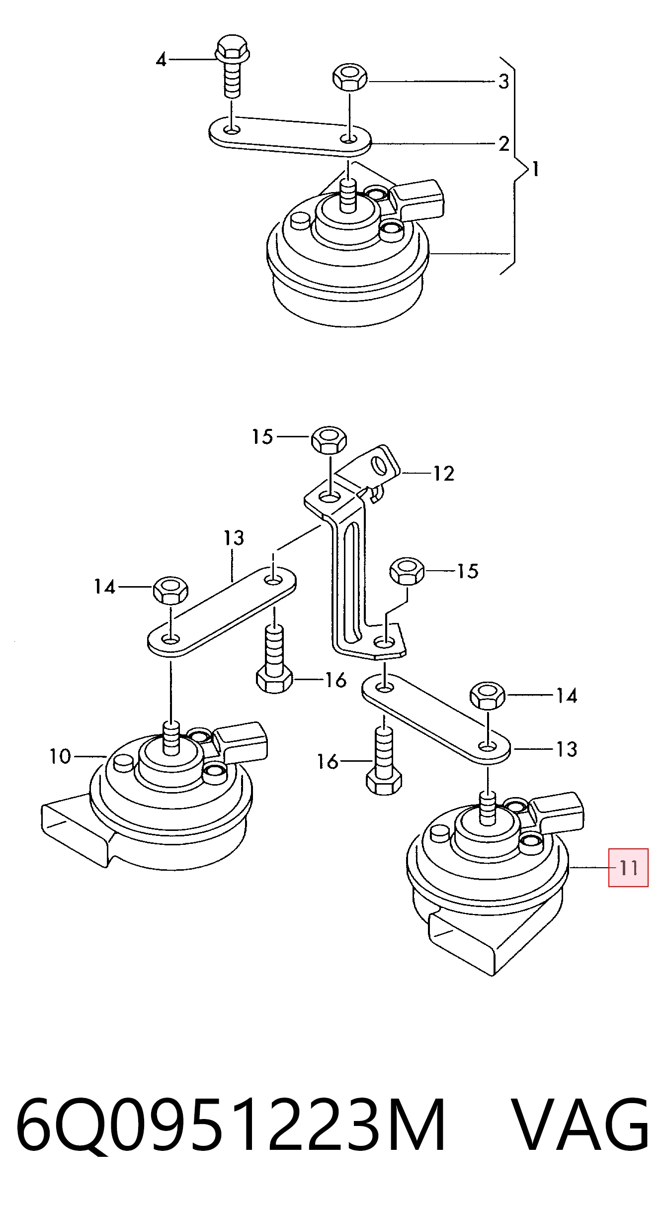 6Q0951223M VAG