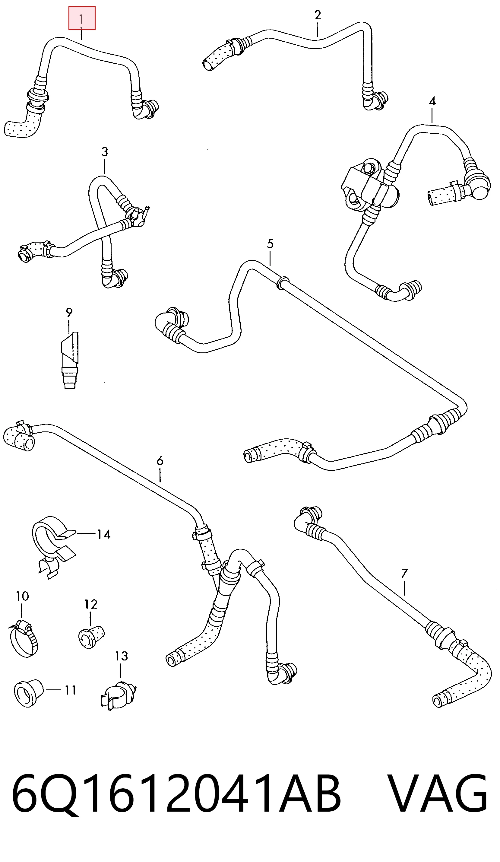 6Q1612041AB VAG 