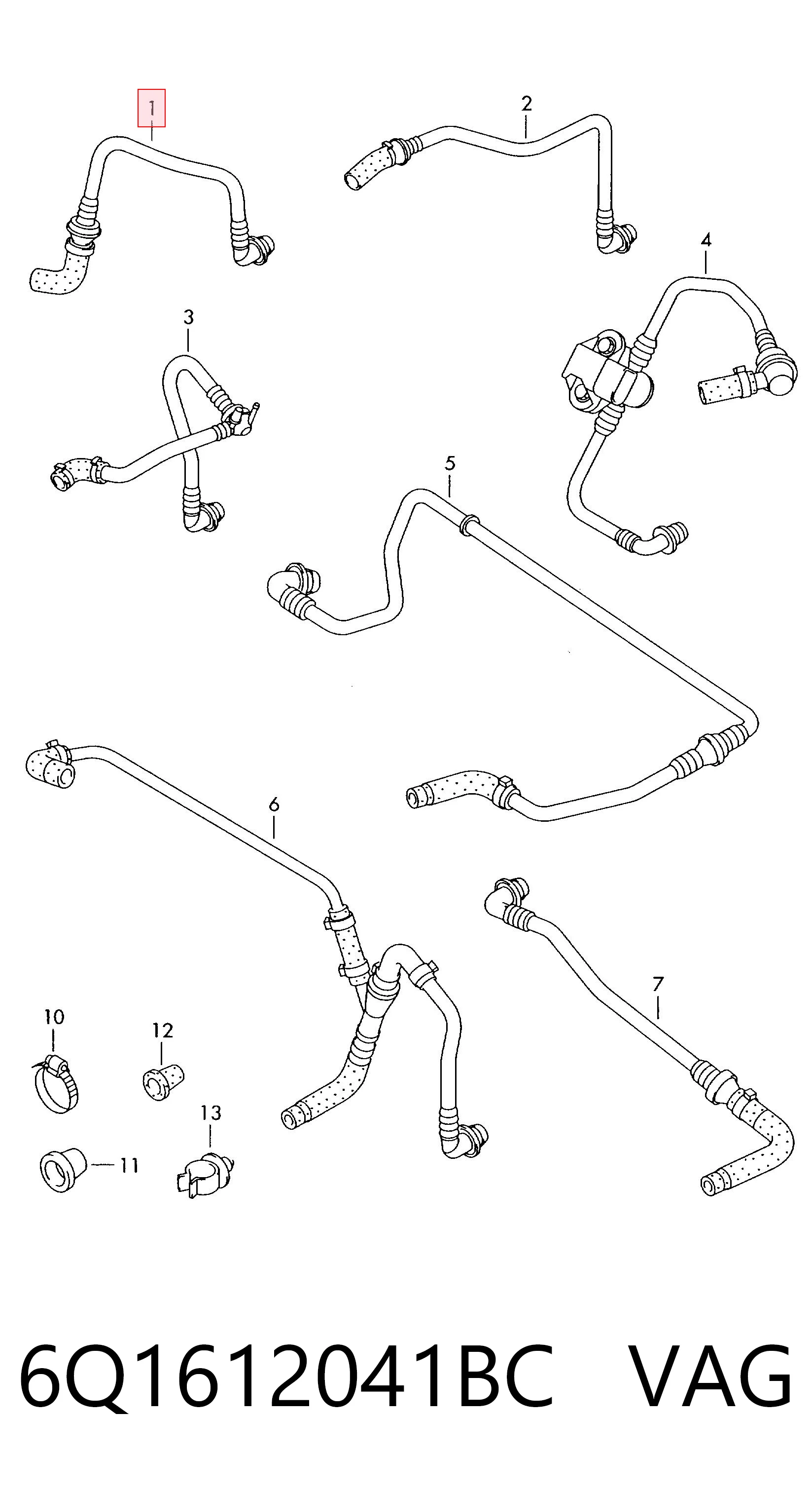 VAG 6Q1612041BC цена, от 33.15 USD