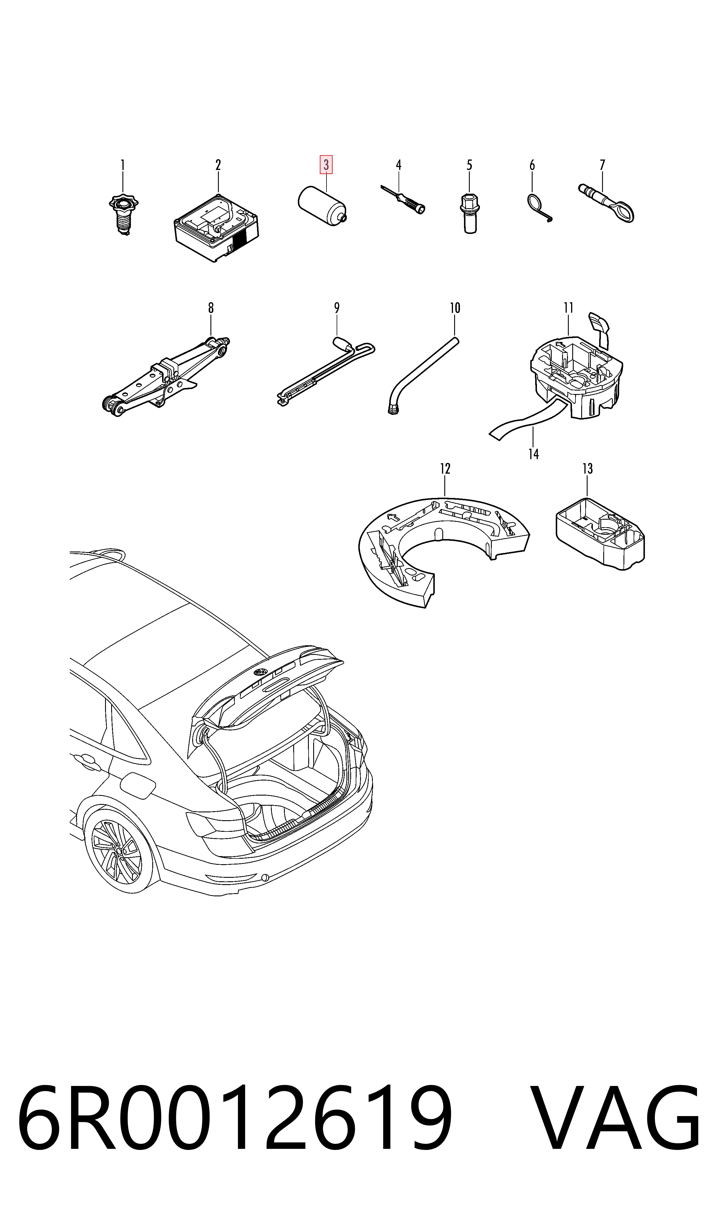6R0012619 VAG 