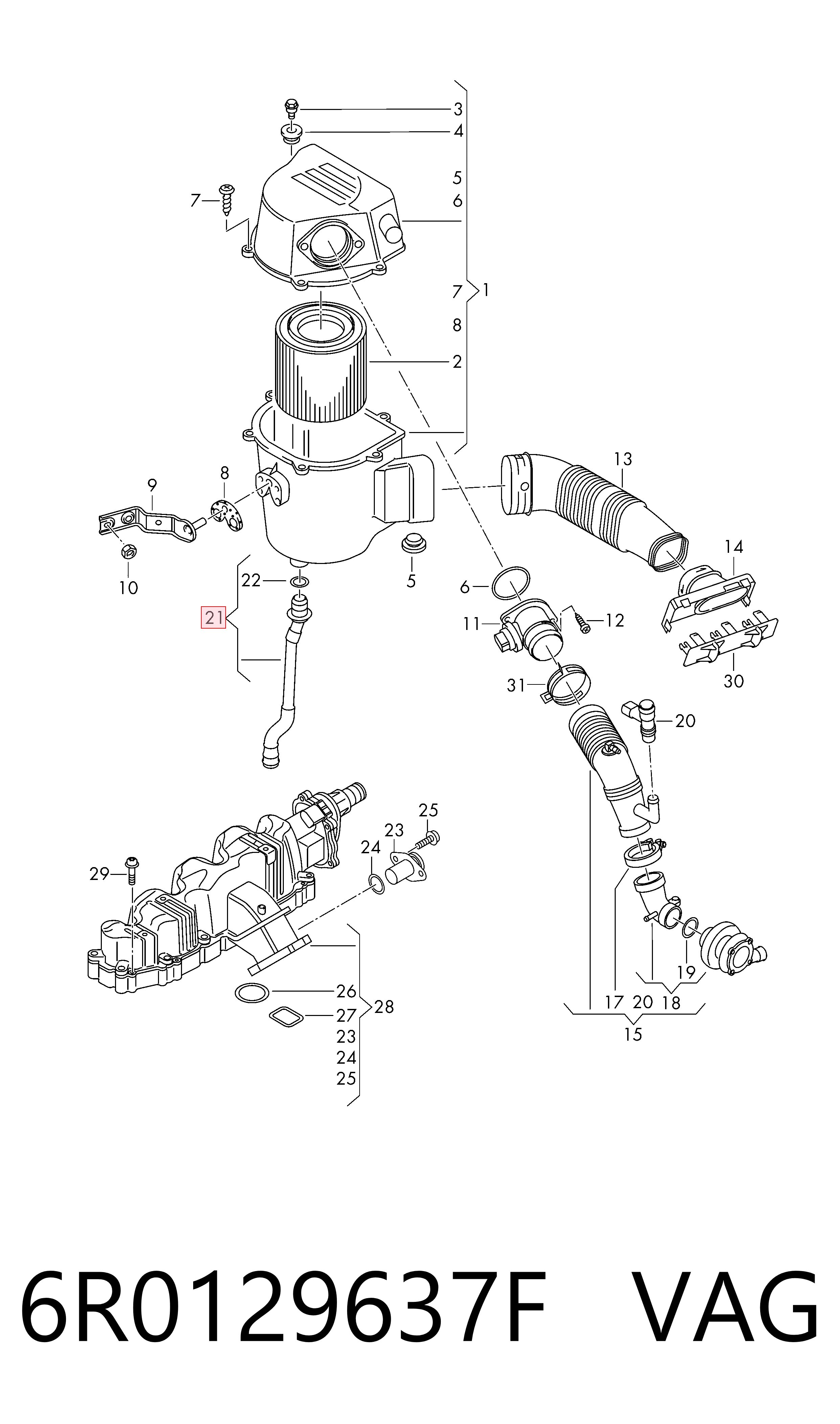 6R0129637F VAG