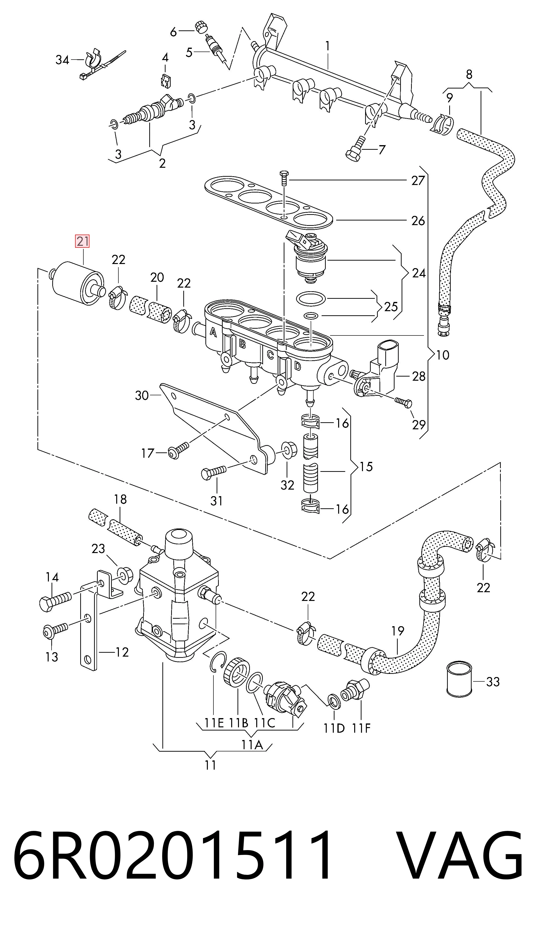 Купить 9271806 Opel Фильтр-отстойник топлива грубой очистки