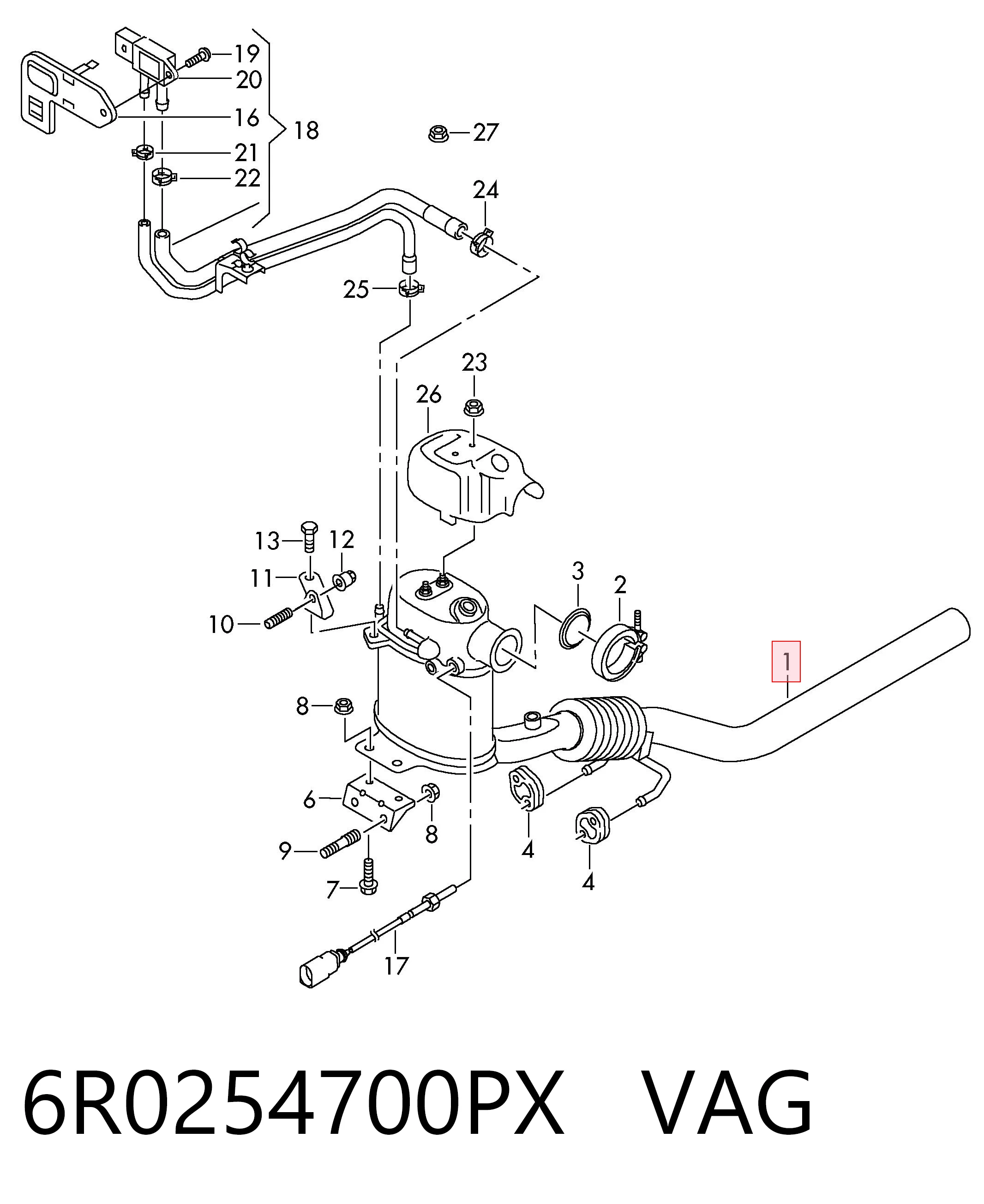 Сажевый фильтр DPF на Volkswagen Polo V 6R1, 6C1