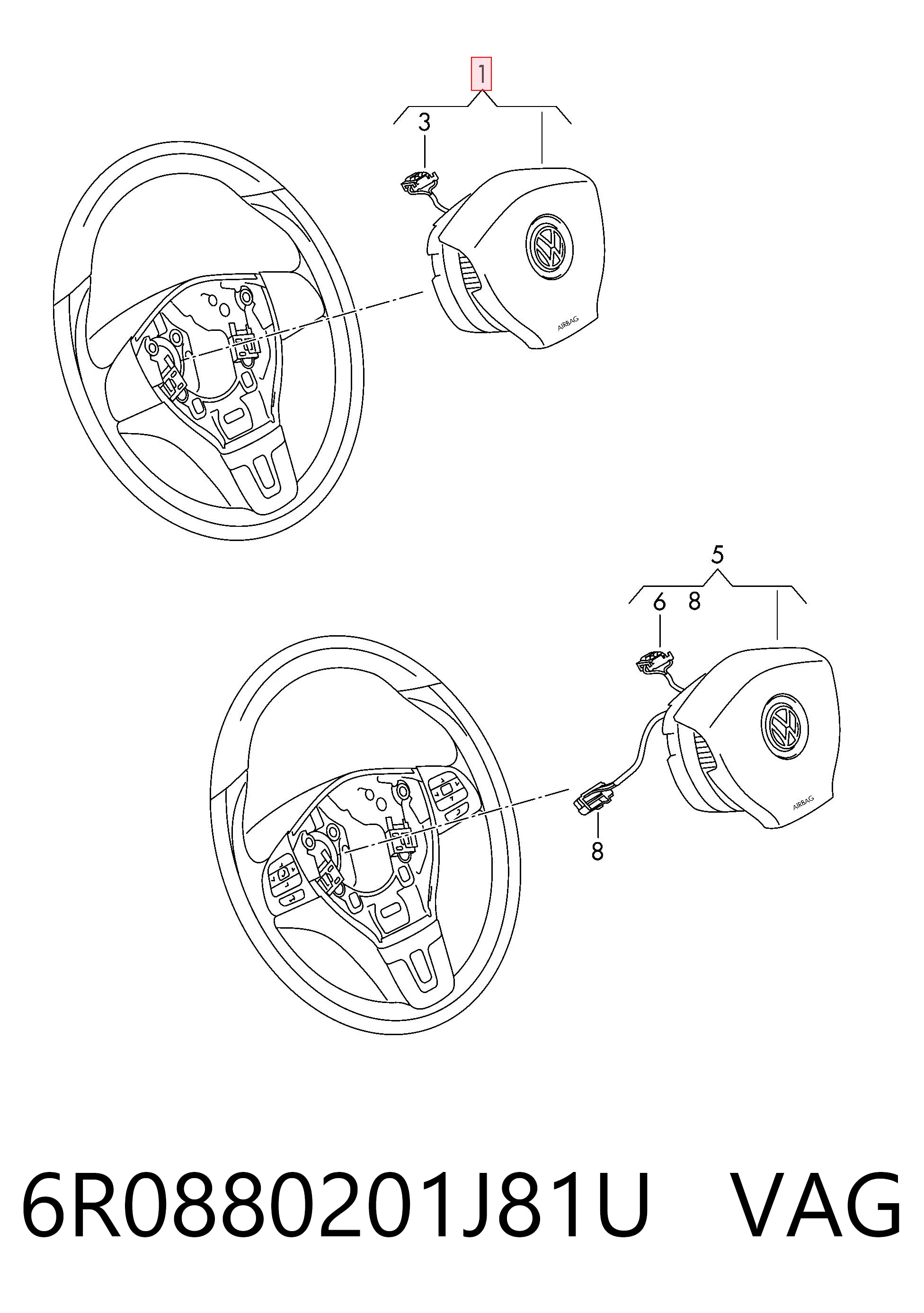 Airbag в мультируль KSP KSP01298 цена, от 84.07 USD