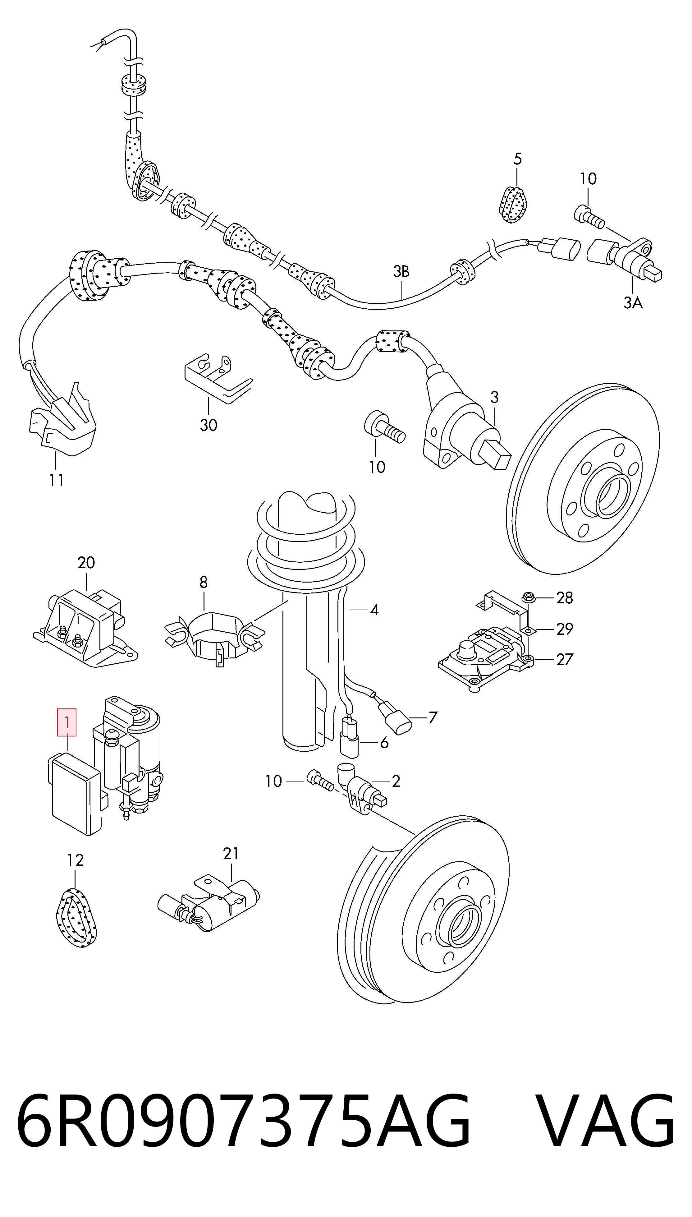 6R0907375AG VAG 