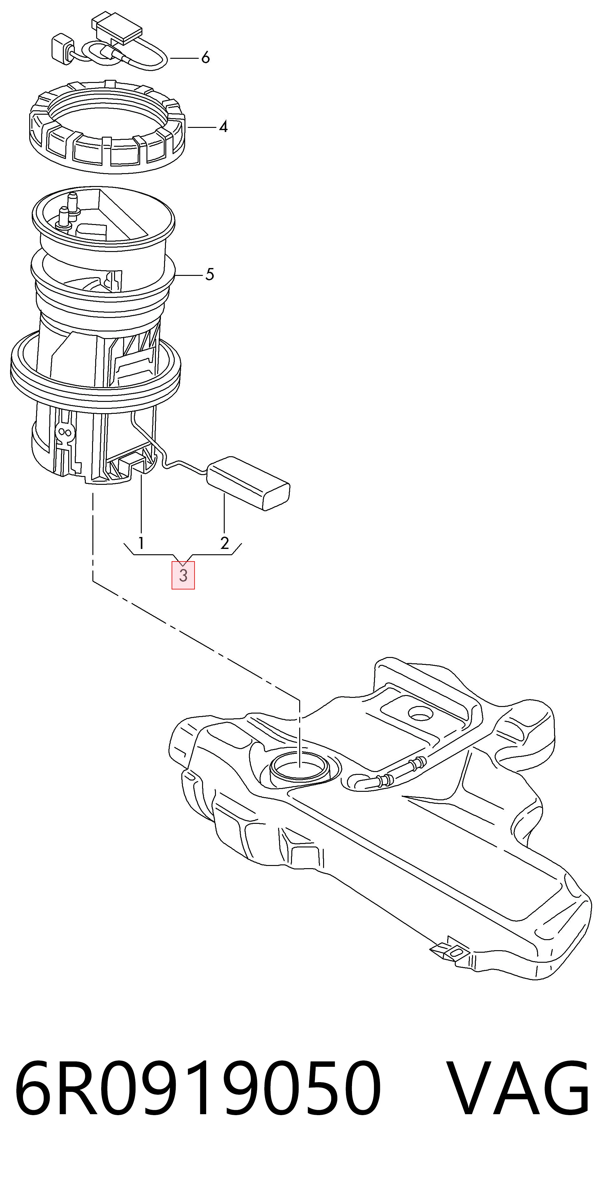 Купить MAM00358M Magneti Marelli Модуль топливного насоса