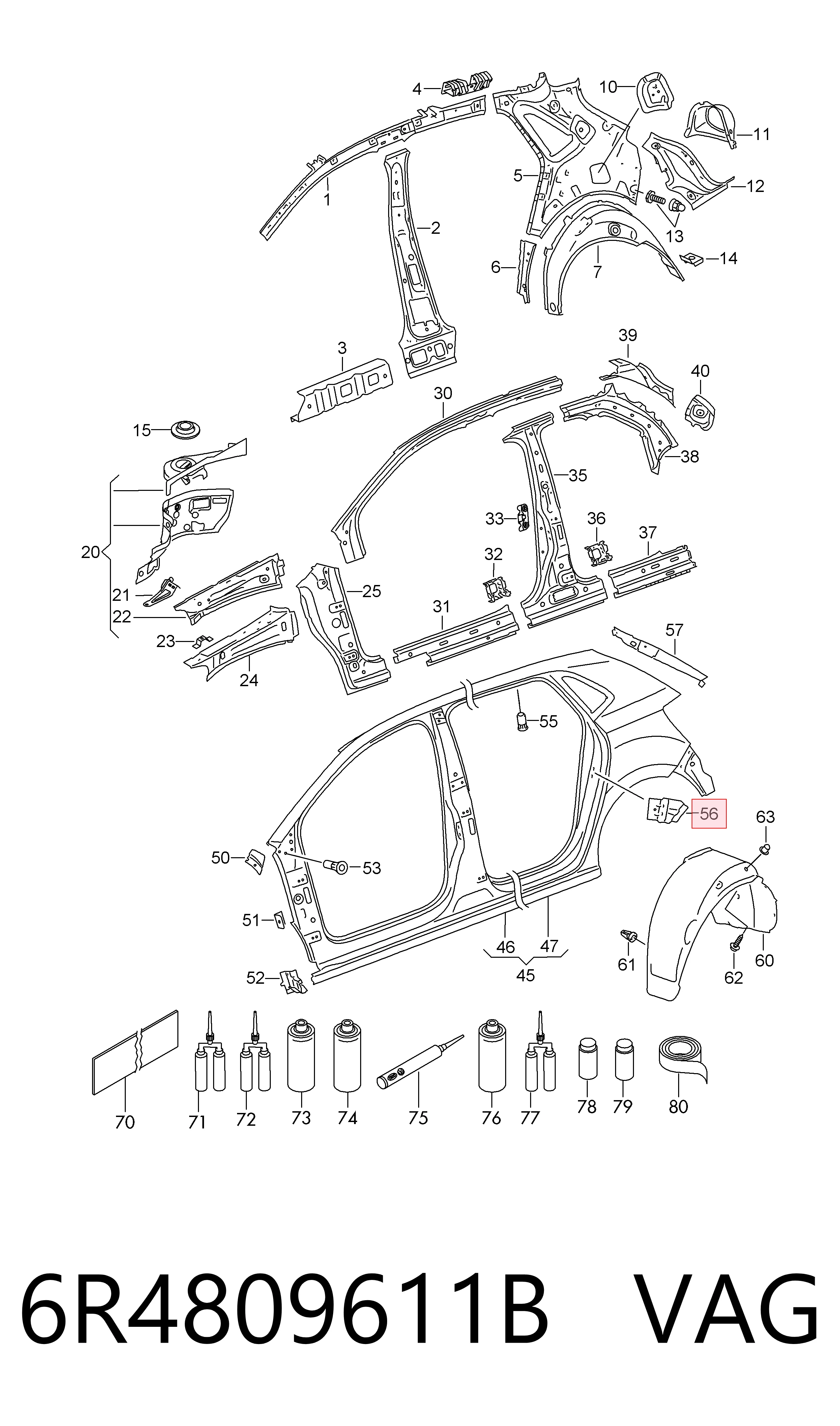 6R4809611B VAG