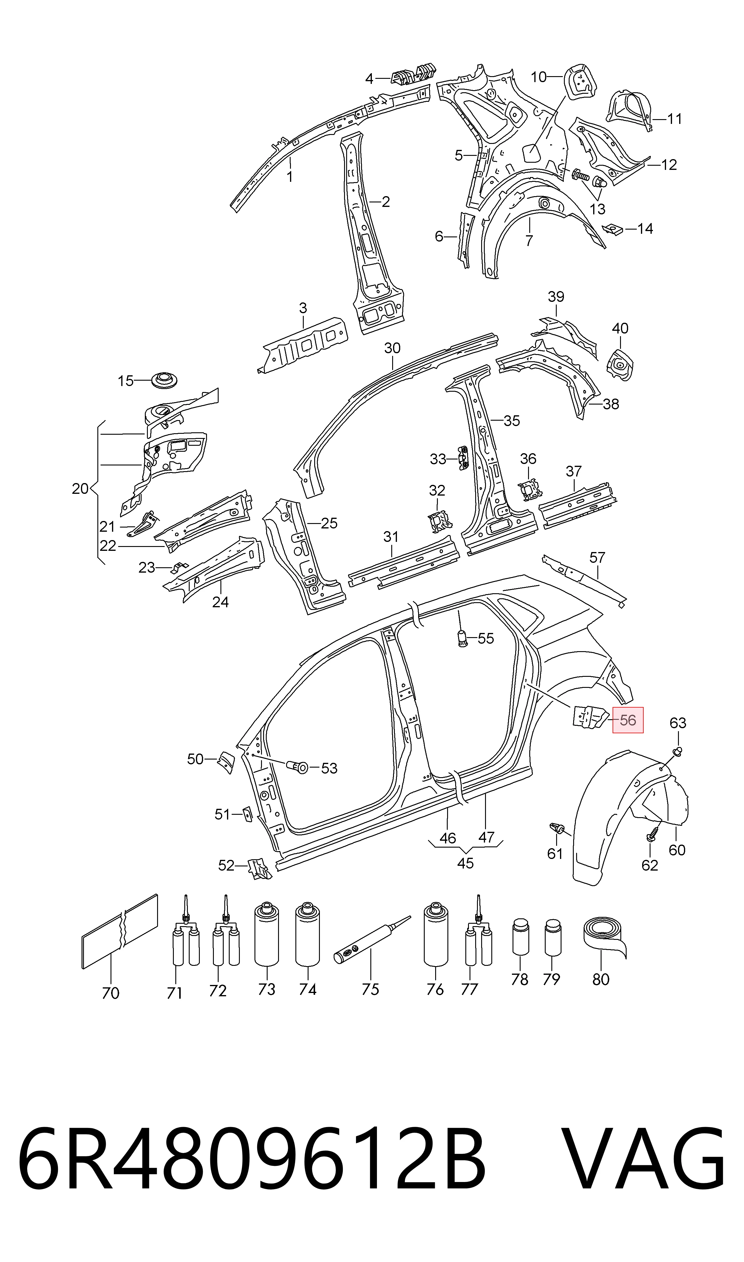 6R4809612B VAG