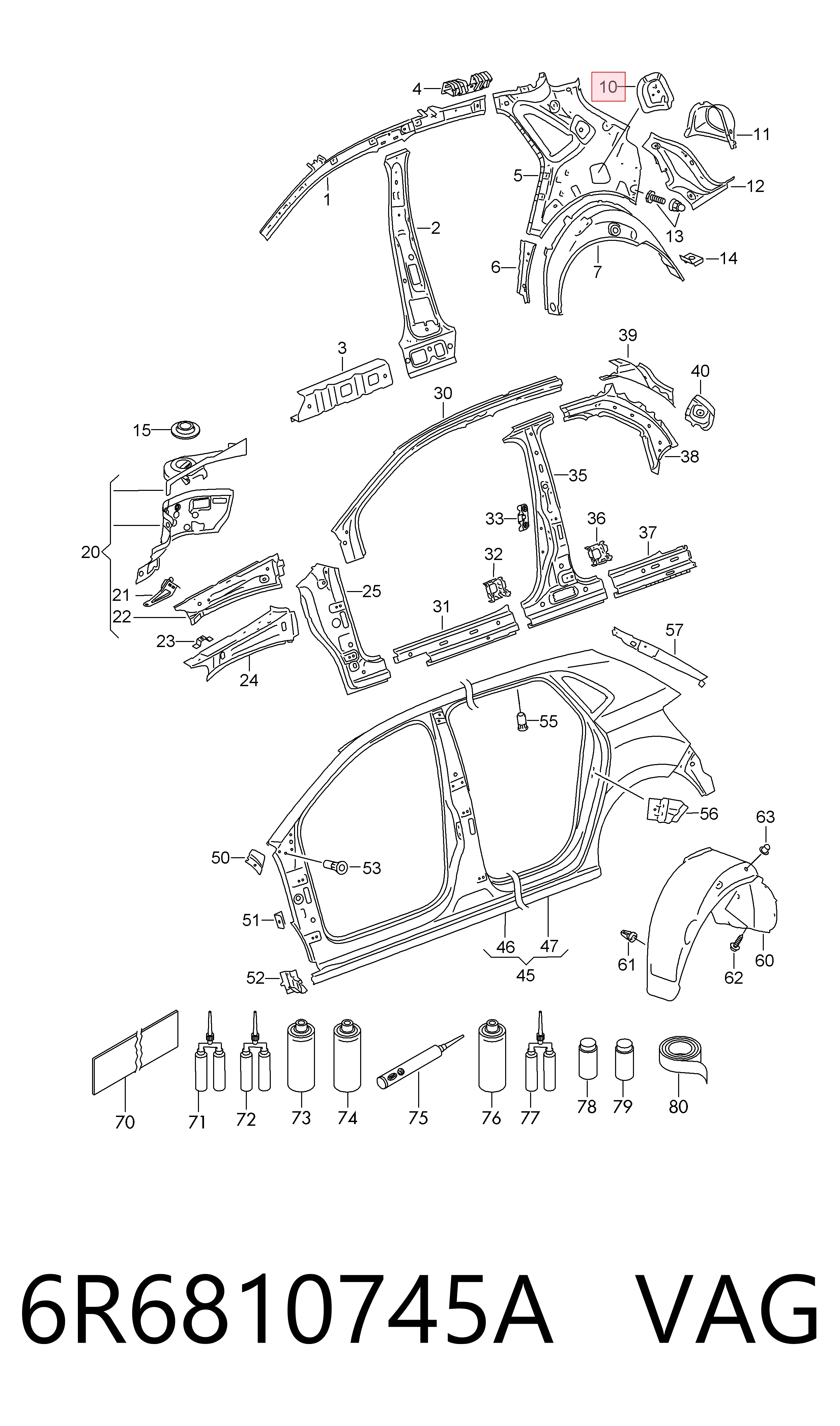  6R6810745A VAG