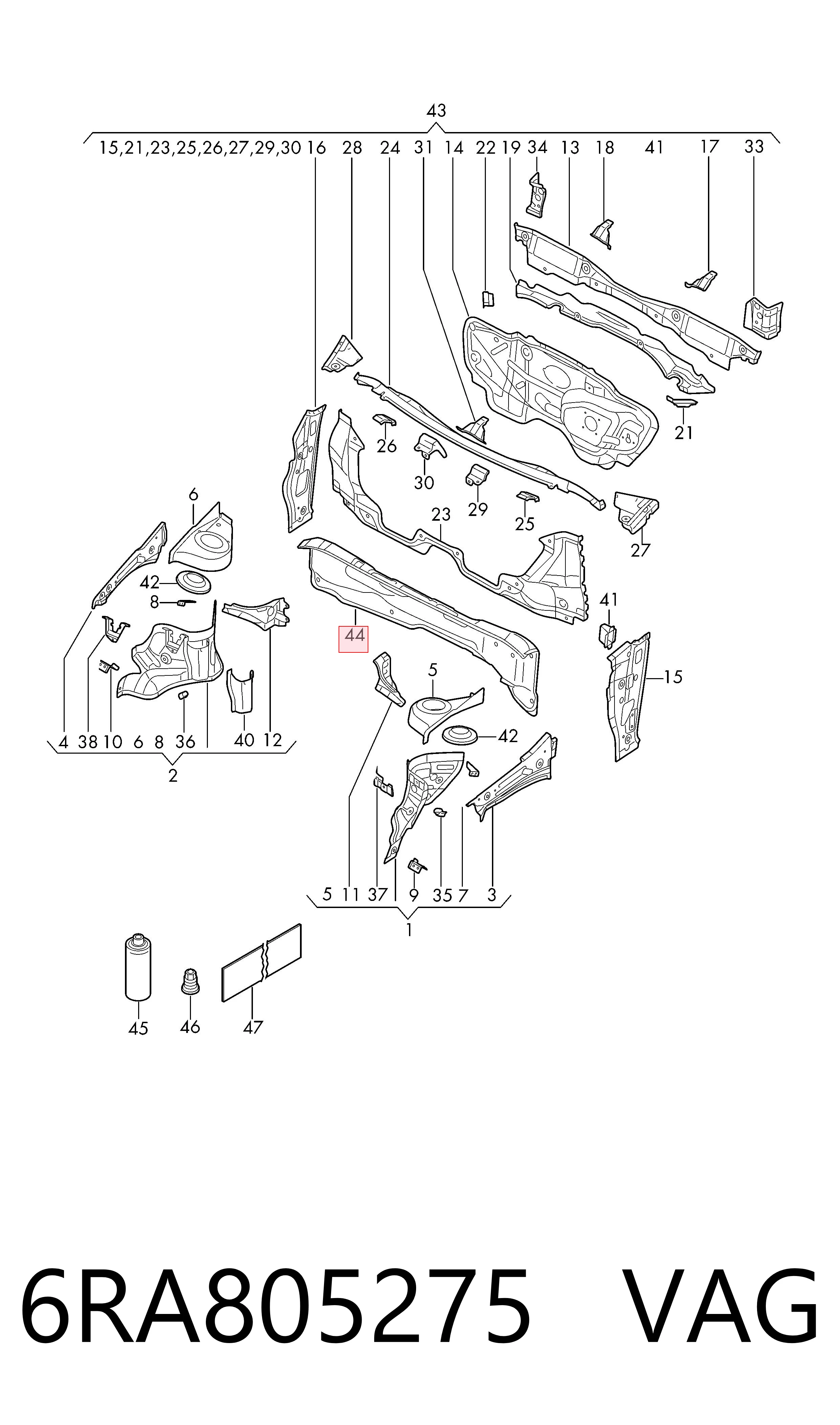 6RA805275 VAG 