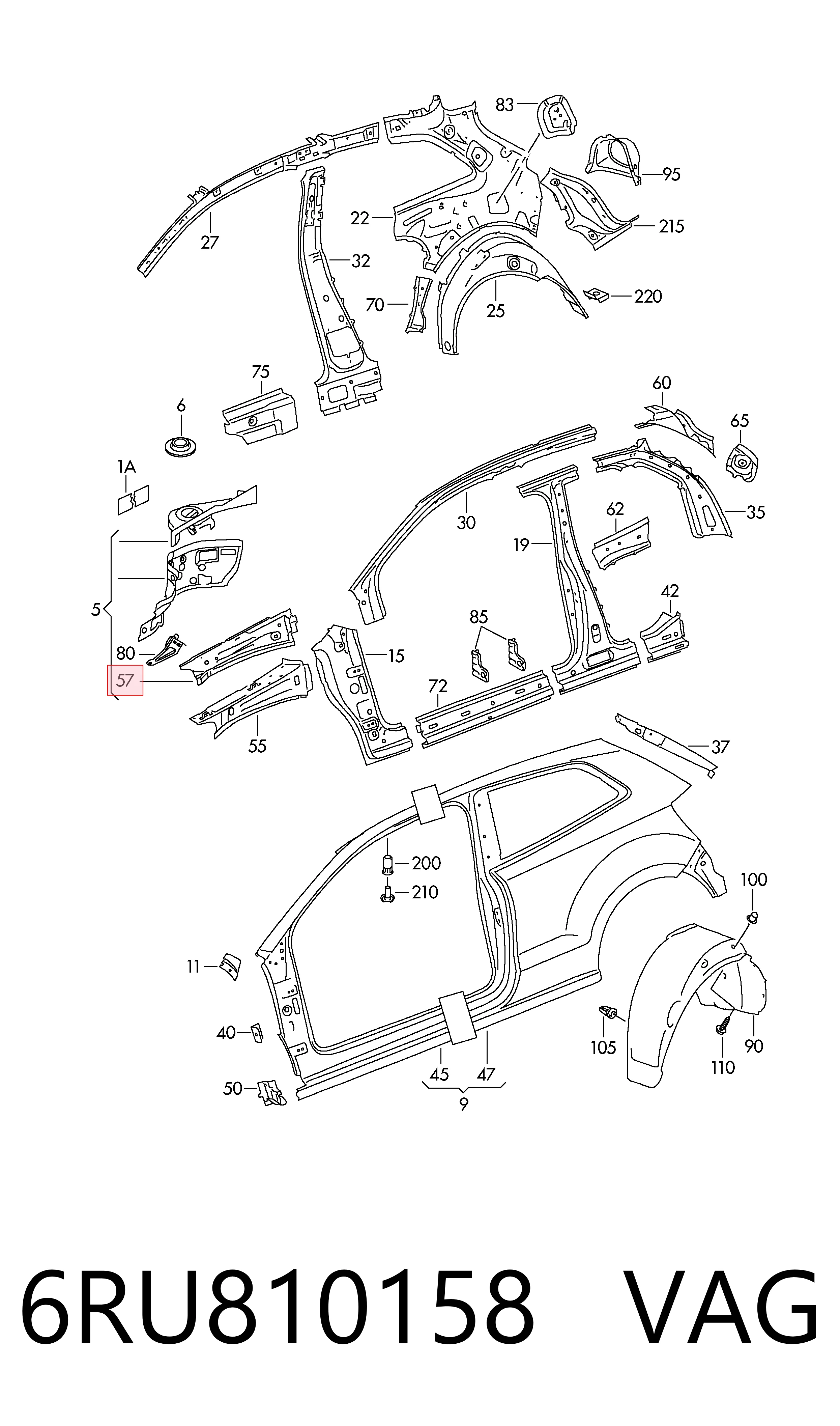 6RU810158 VAG 