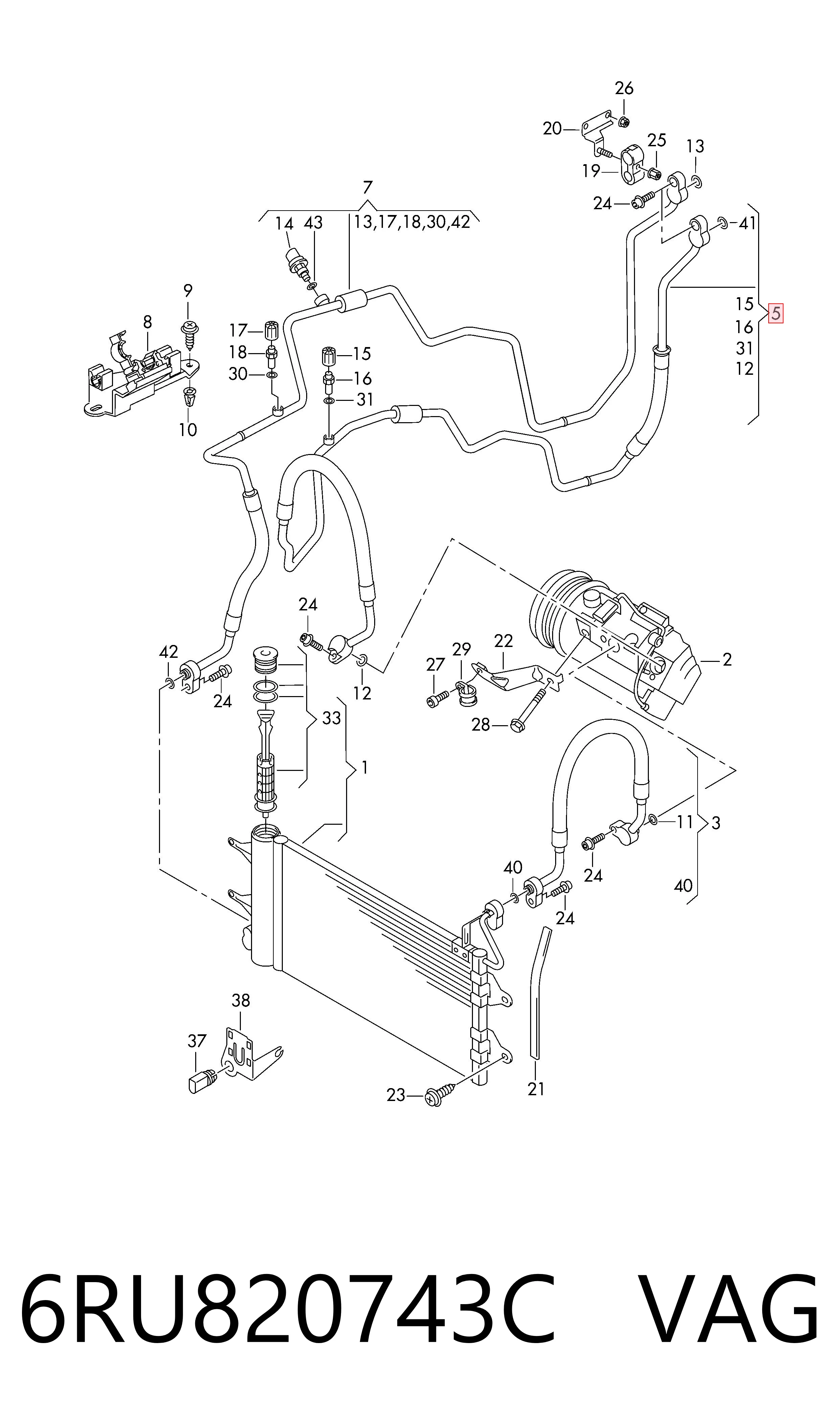 6RU820743C VAG 