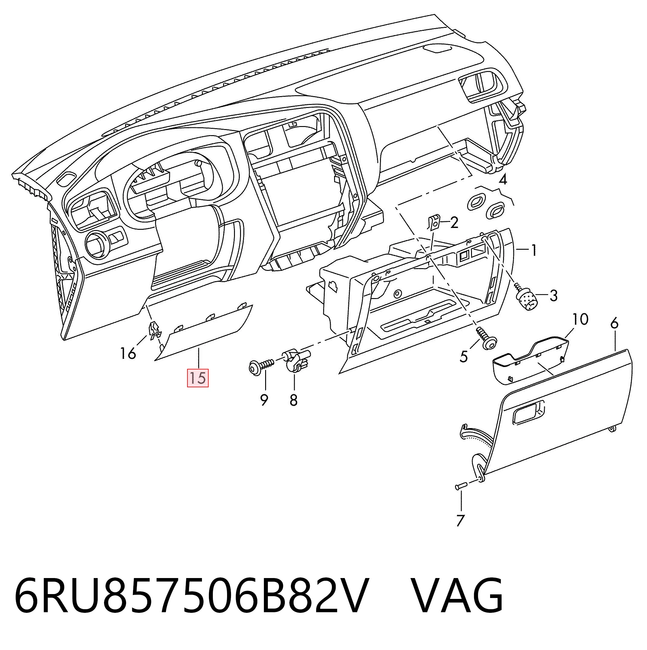 6RU857506B82V VAG 