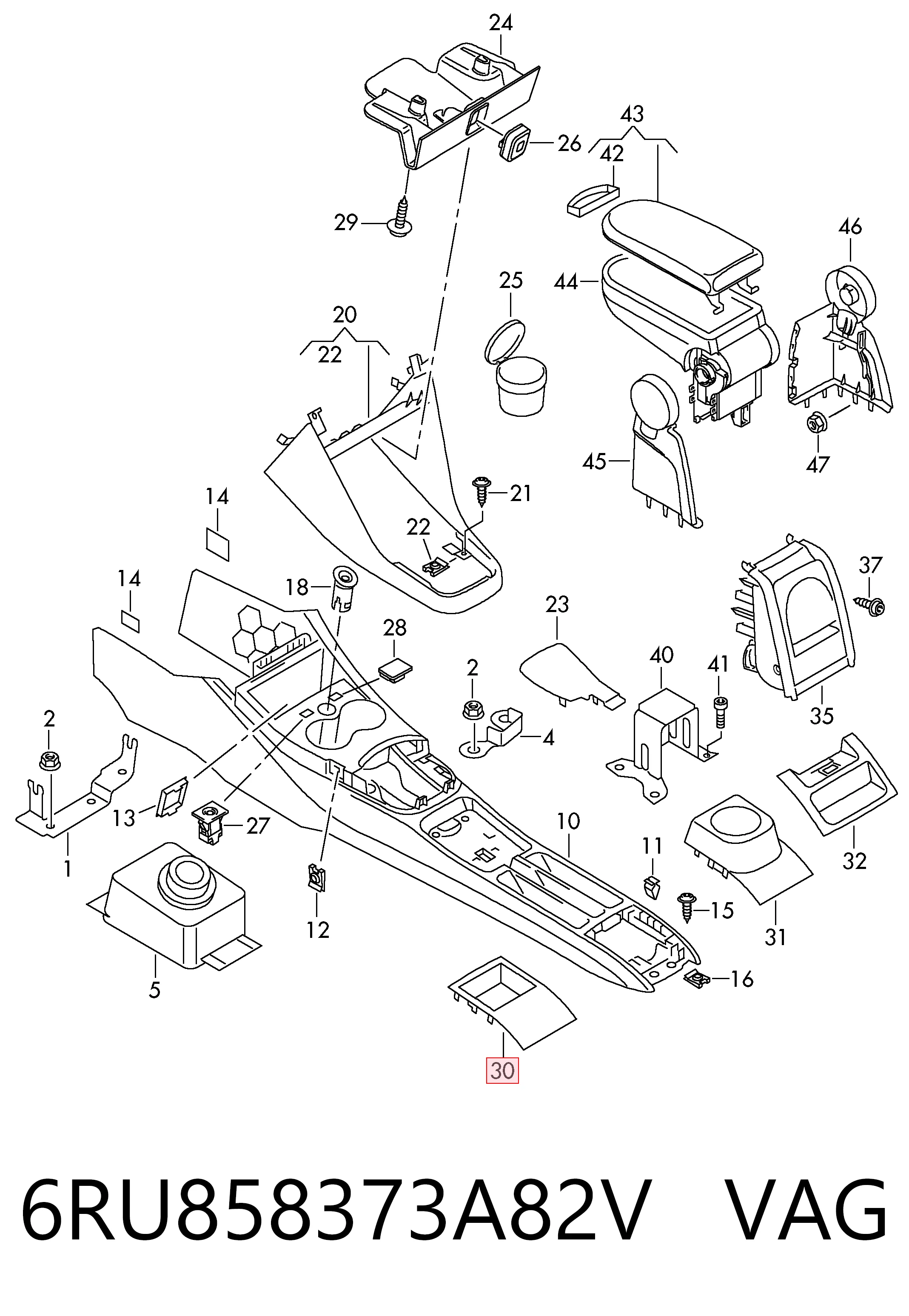 6RU858373A82V VAG 