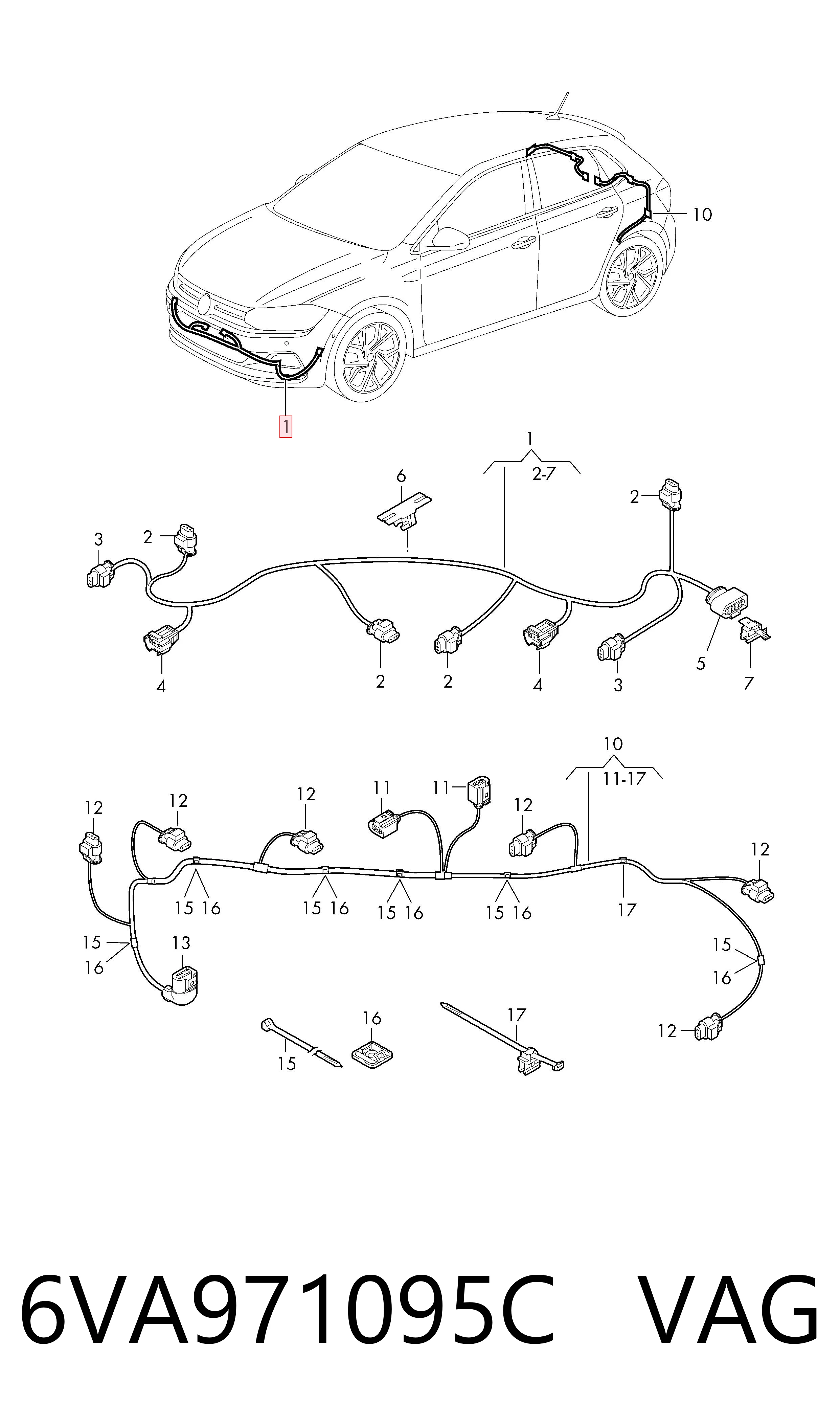 6VA971095C VAG 