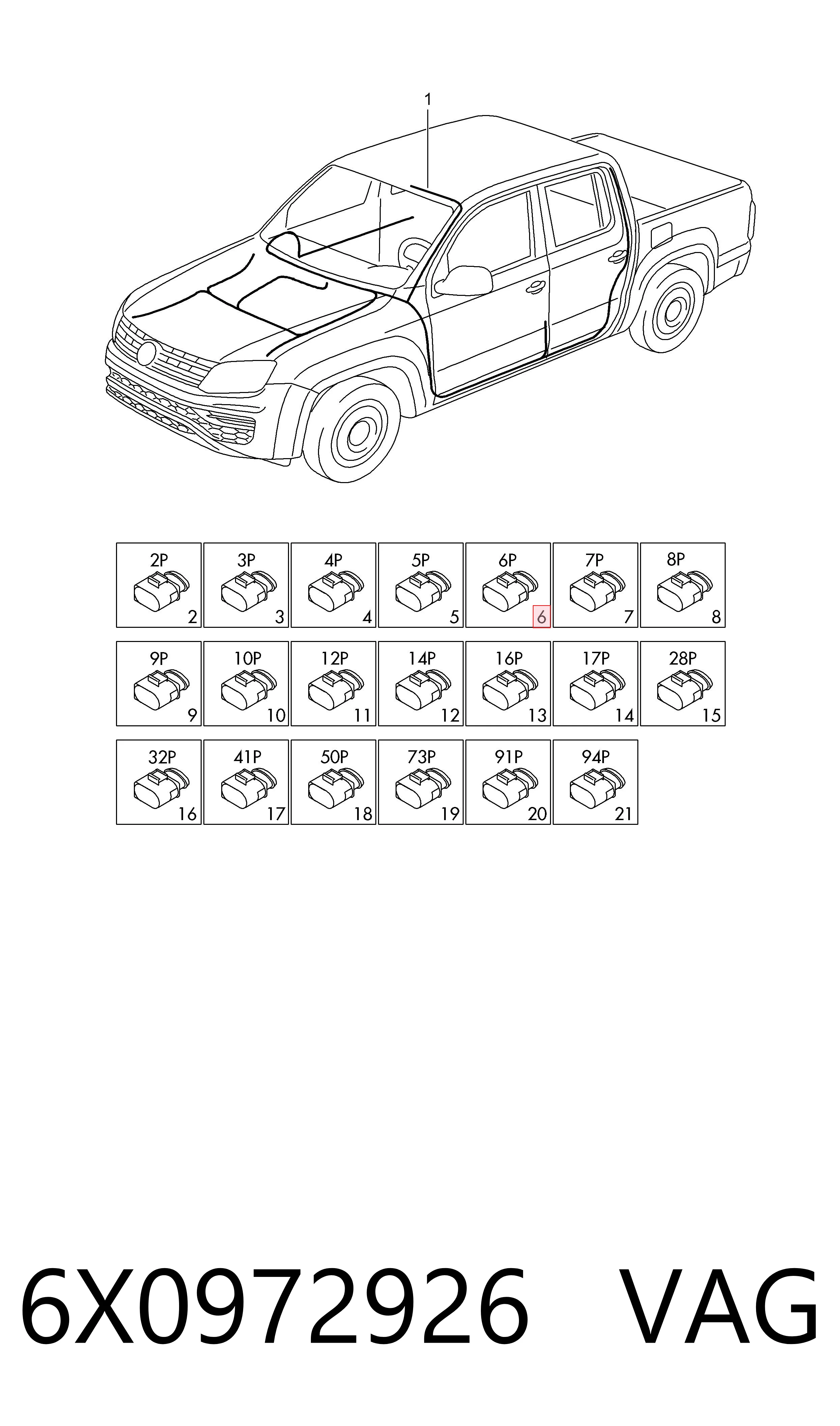 6X0972926 VAG 