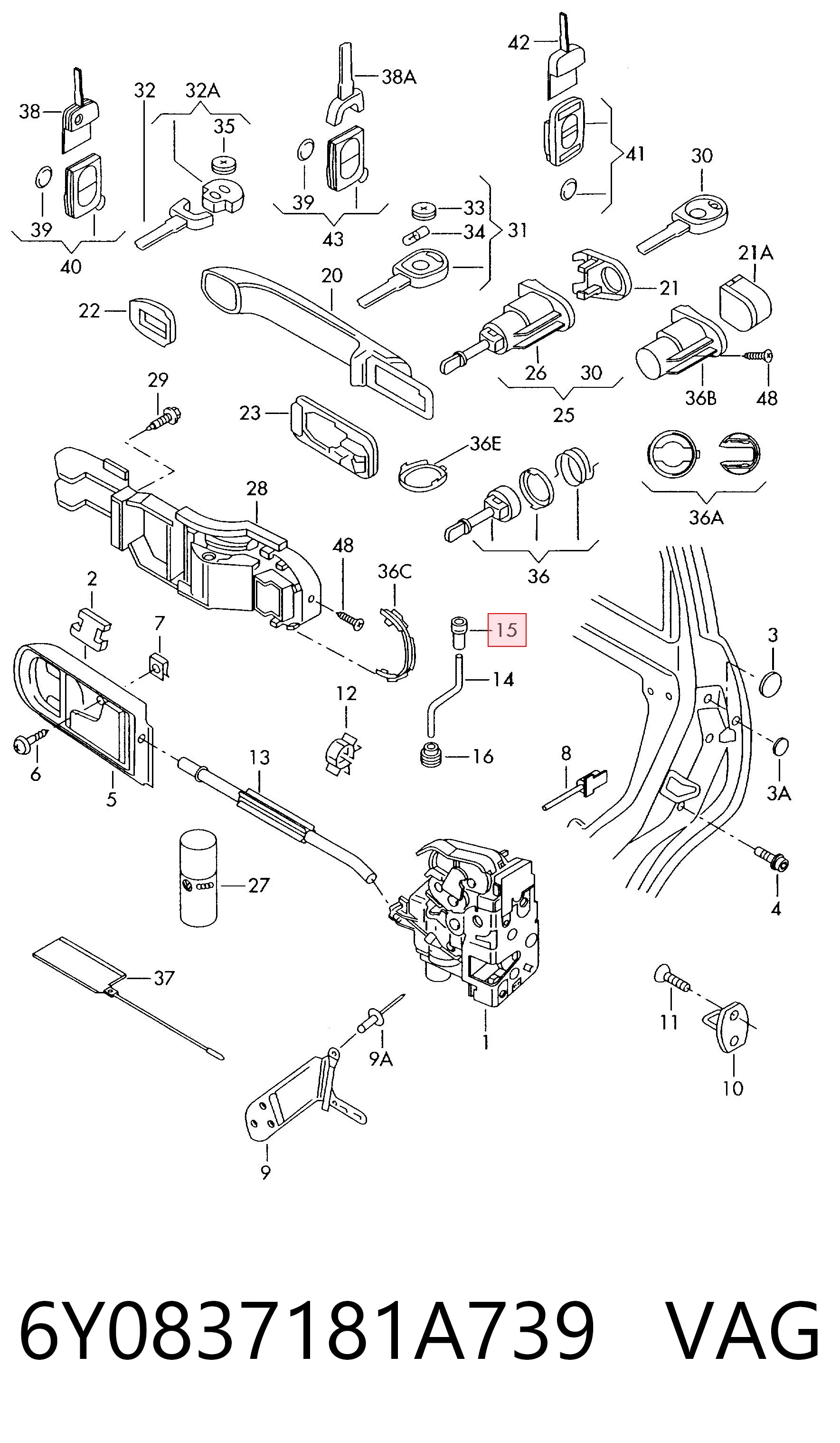 6Y0837181A739 VAG 