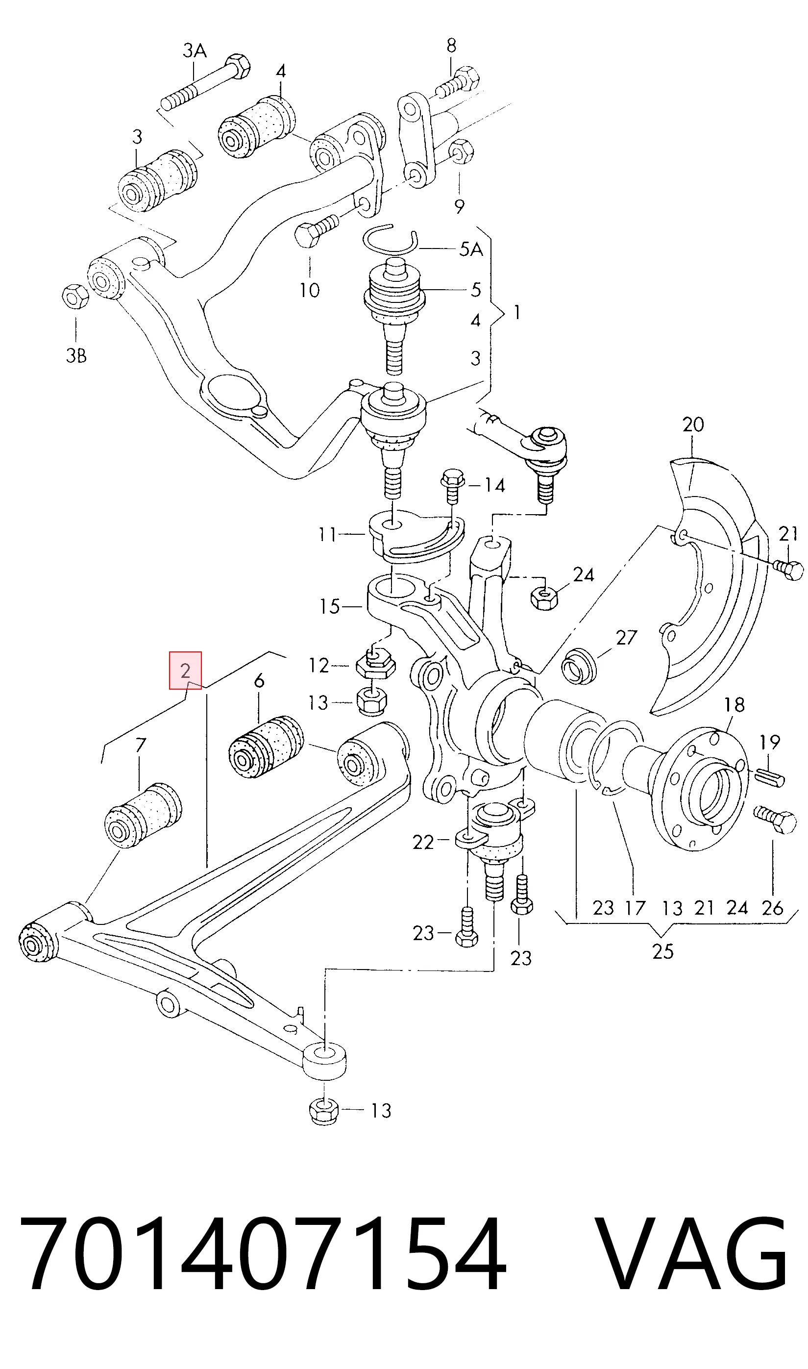 Нижний рычаг 956638K Polcar