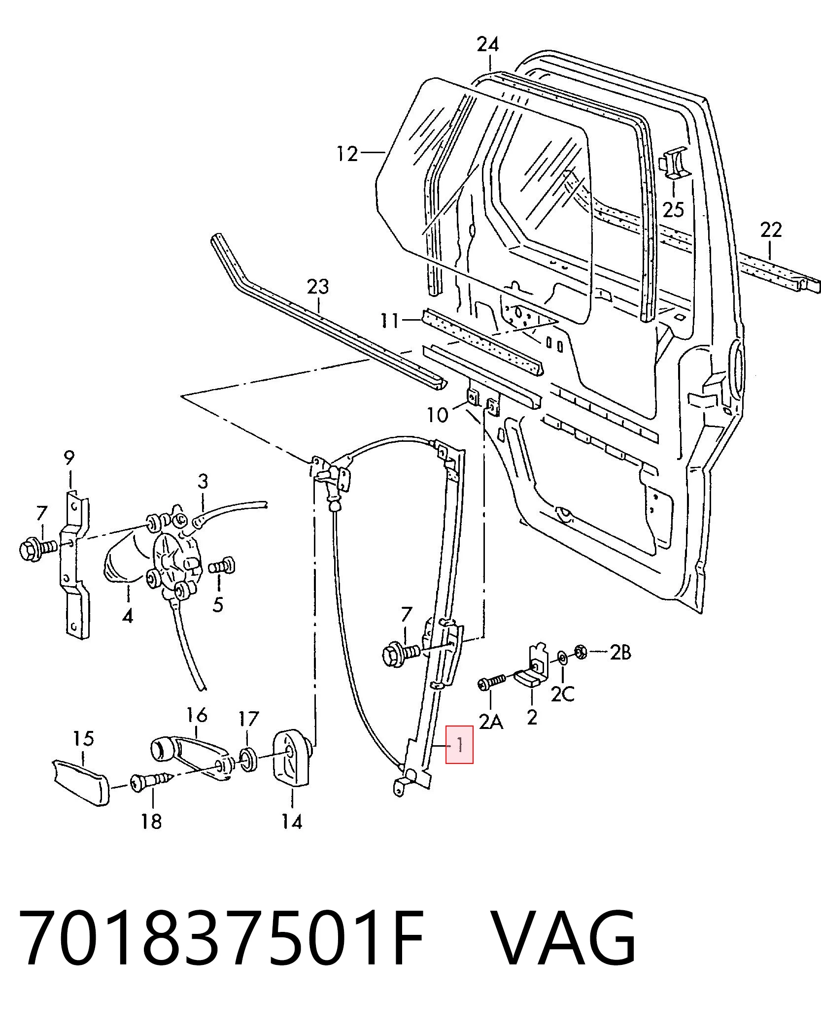 Механизм стеклоподъемника водительской двери FPS 9558131 цена, от 22.59 USD