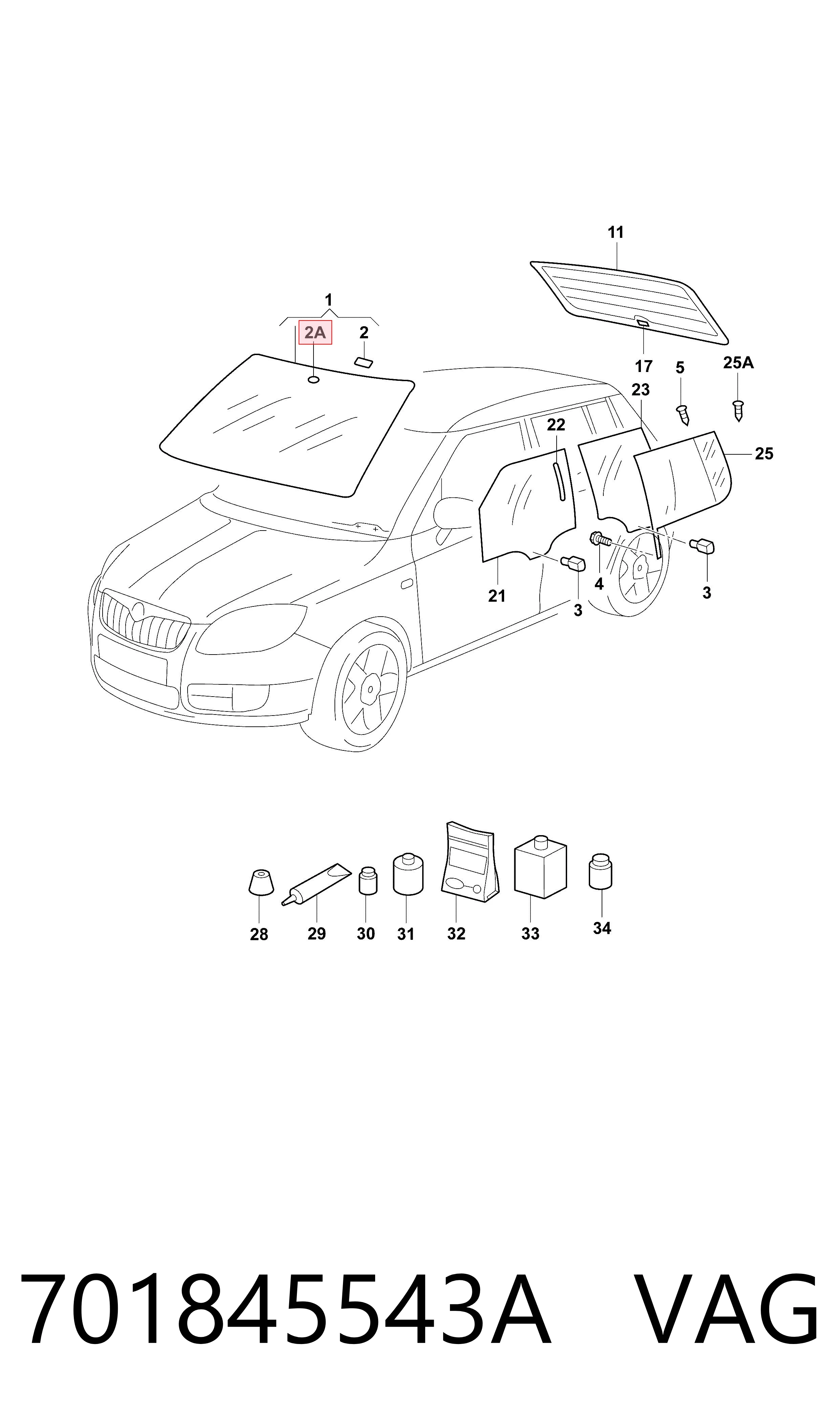 Кронштейн крепления зеркала салона VAG 701845543A цена, от 27.88 USD