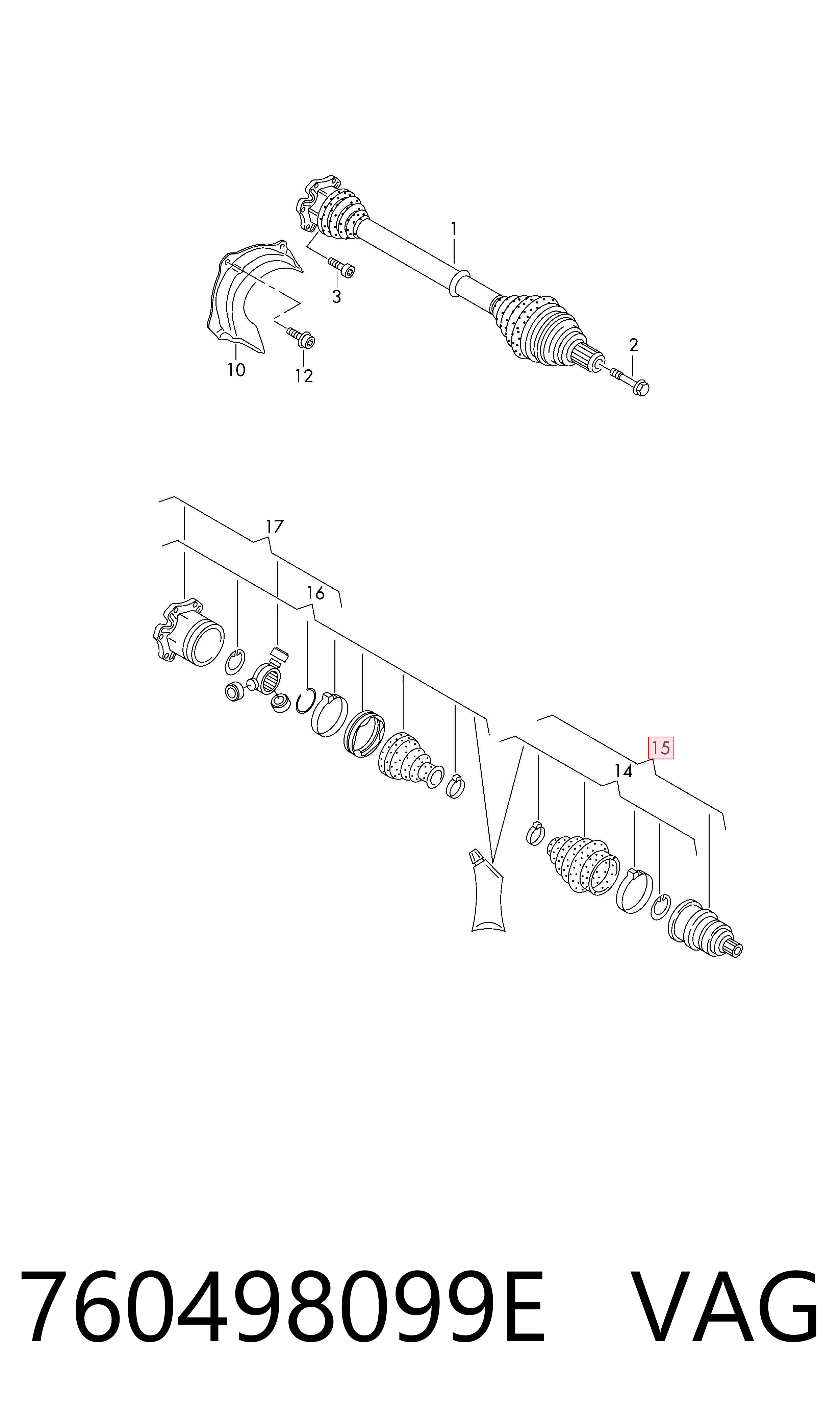 ШРУС наружный передний 306277 GKN-Spidan