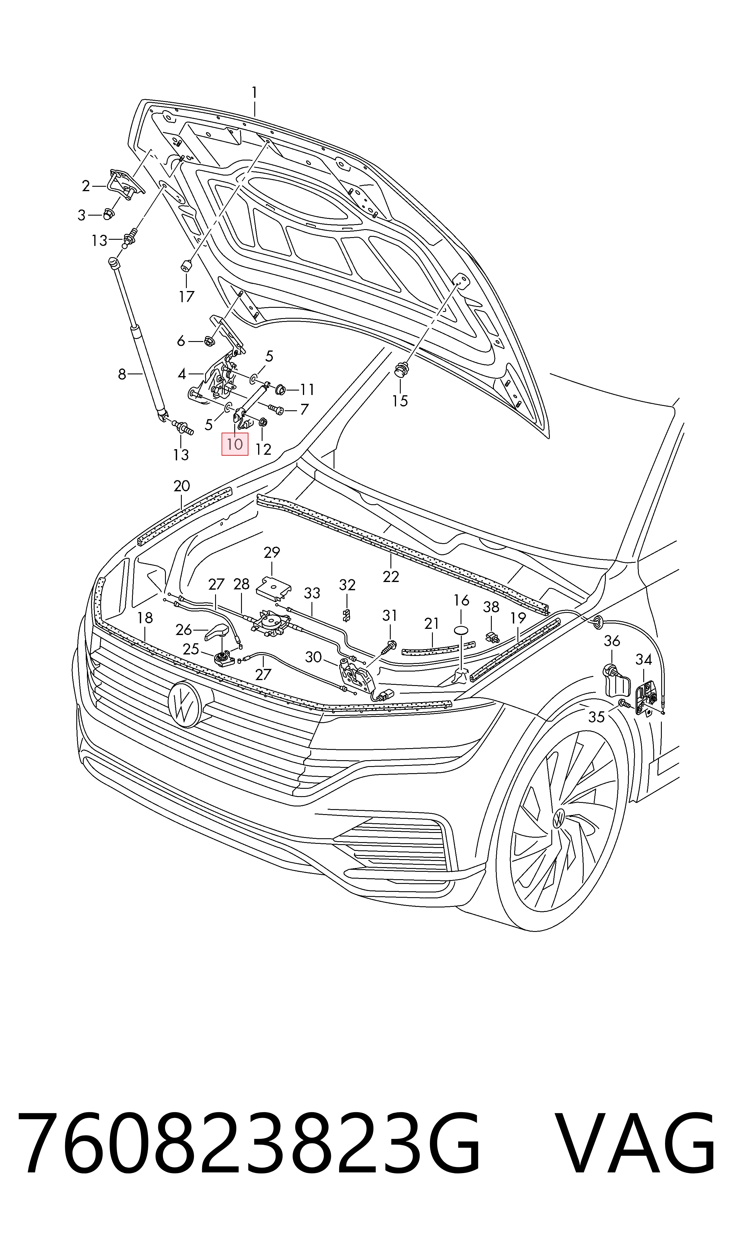  VAG 760823823G цена, от 115.45 USD