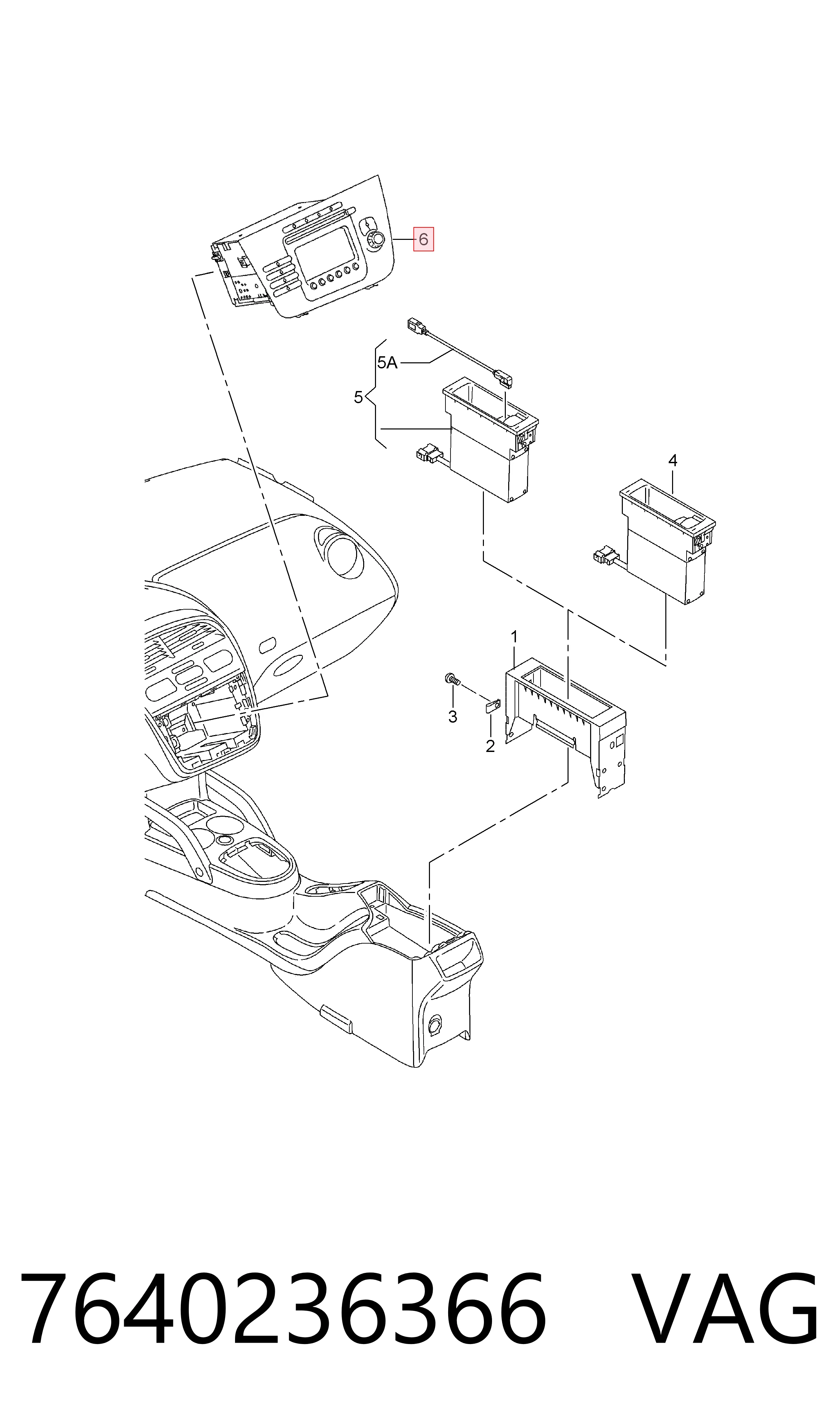Радиоприемник на Seat Altea XL 5P5, 5P8