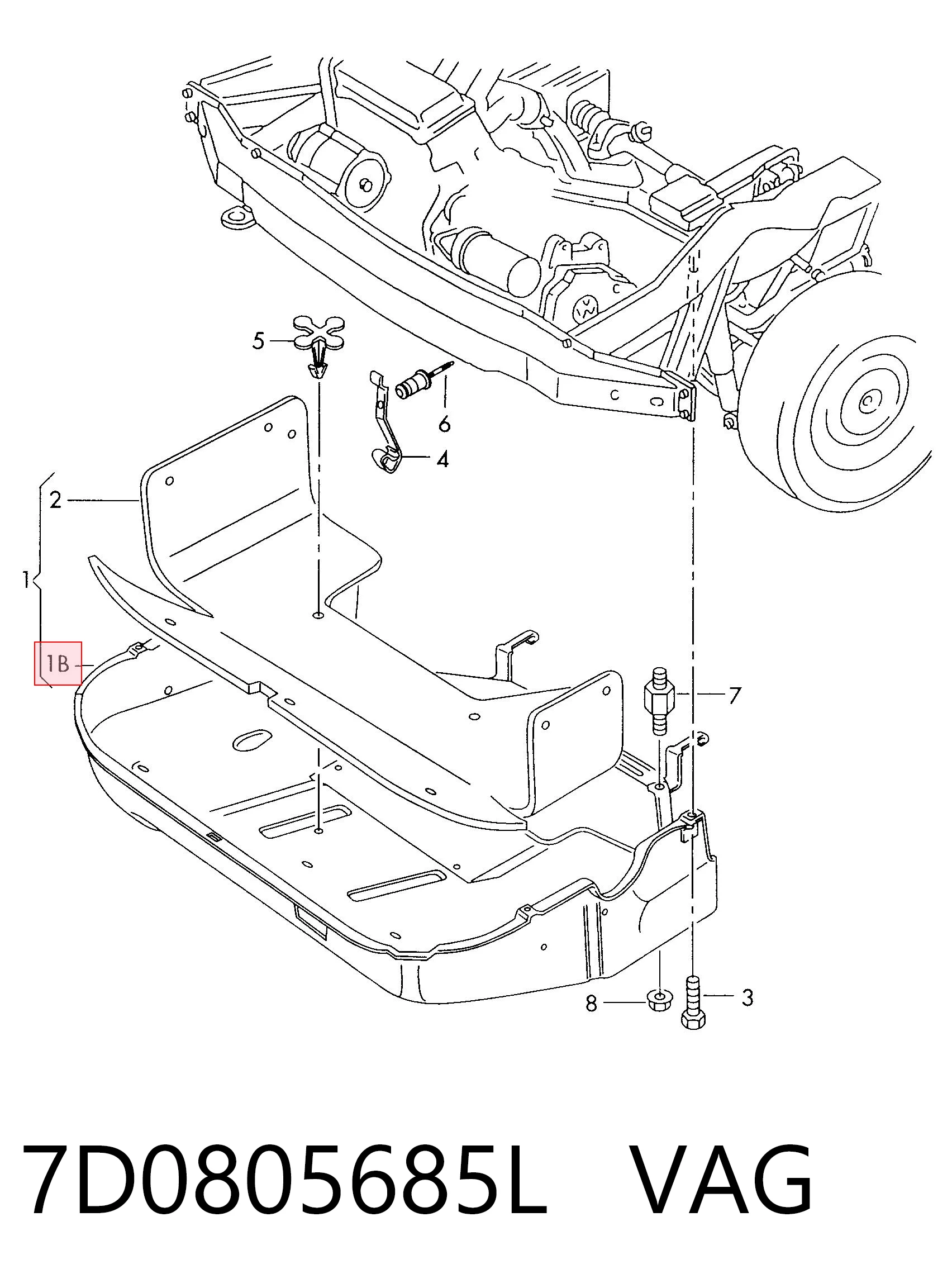  Защита двигателя Volkswagen Transporter 