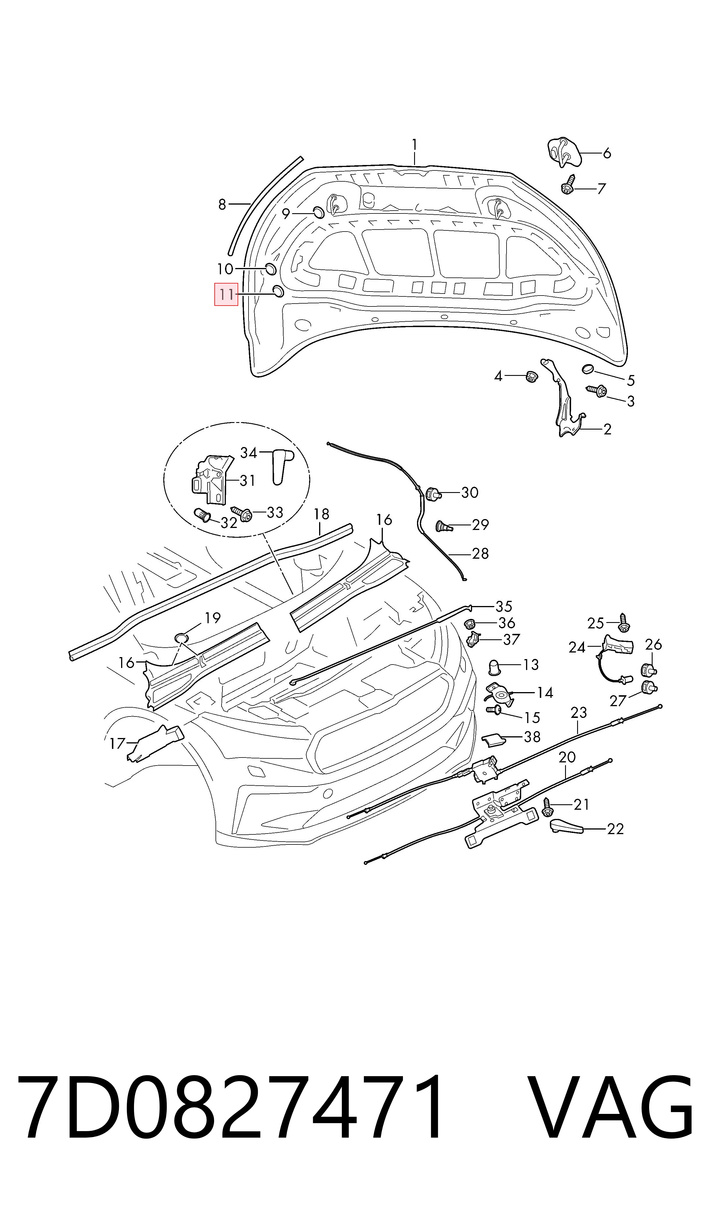 7D0827471 VAG