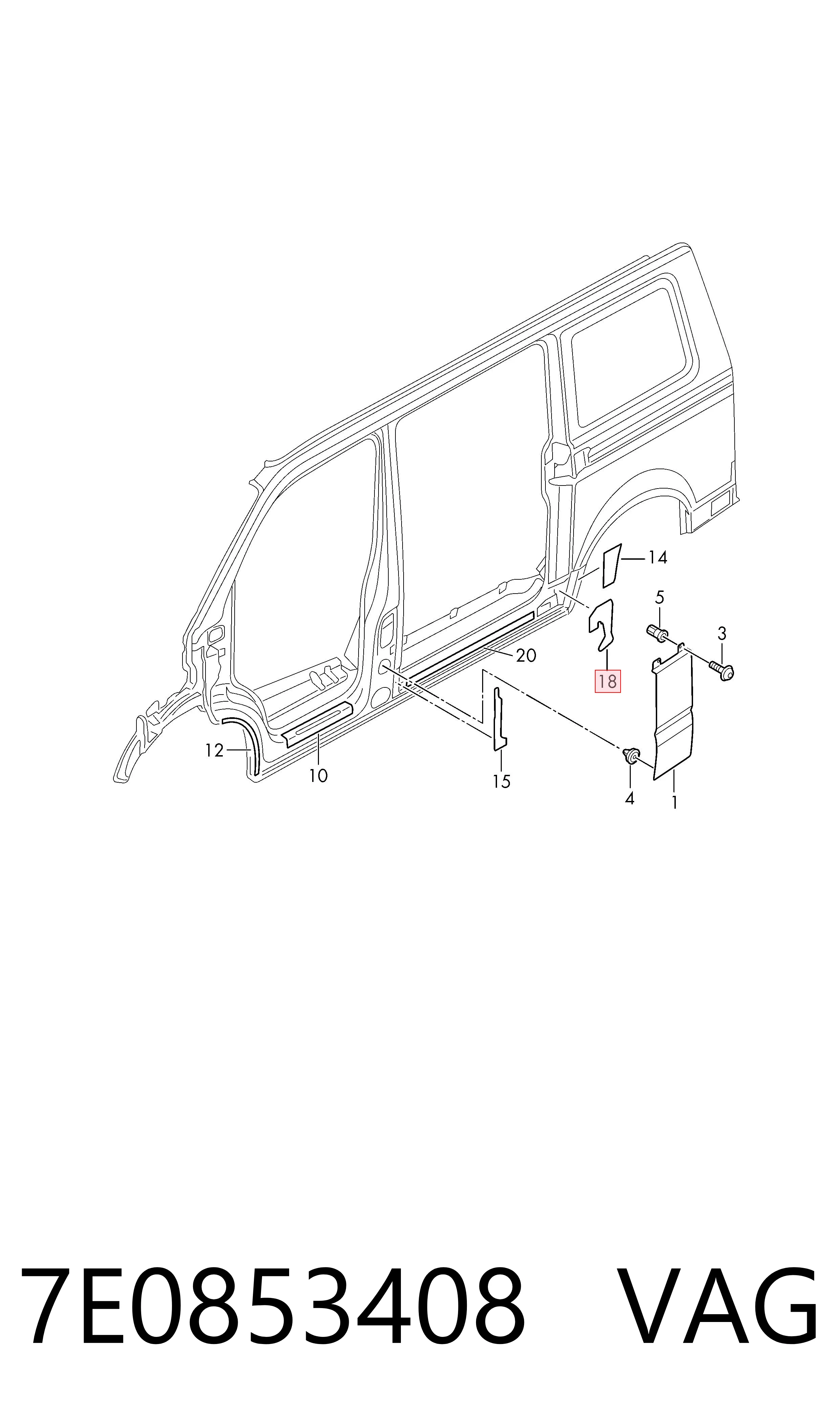  VAG 7E0853408 цена, от 15.87 USD
