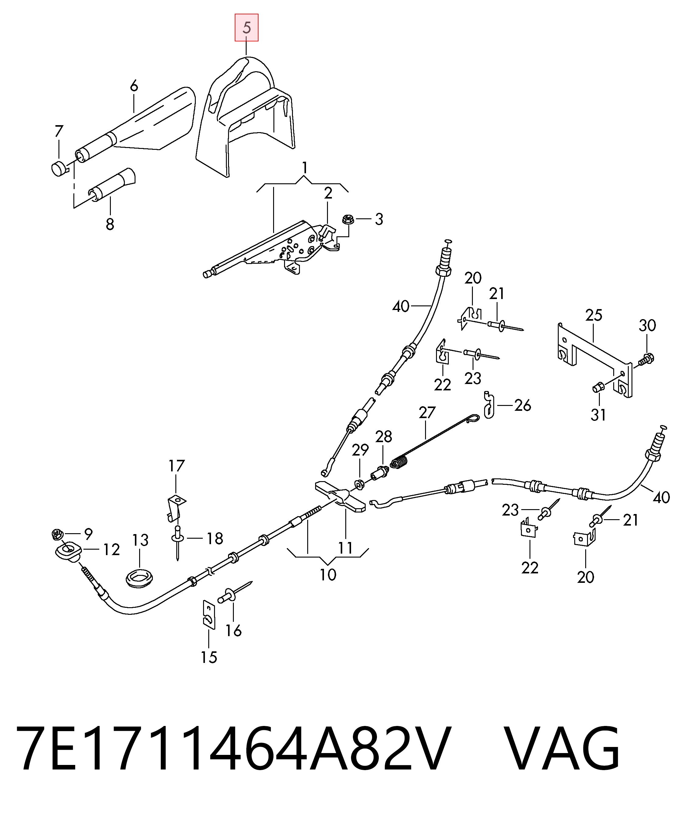 7E1711464A82V VAG 