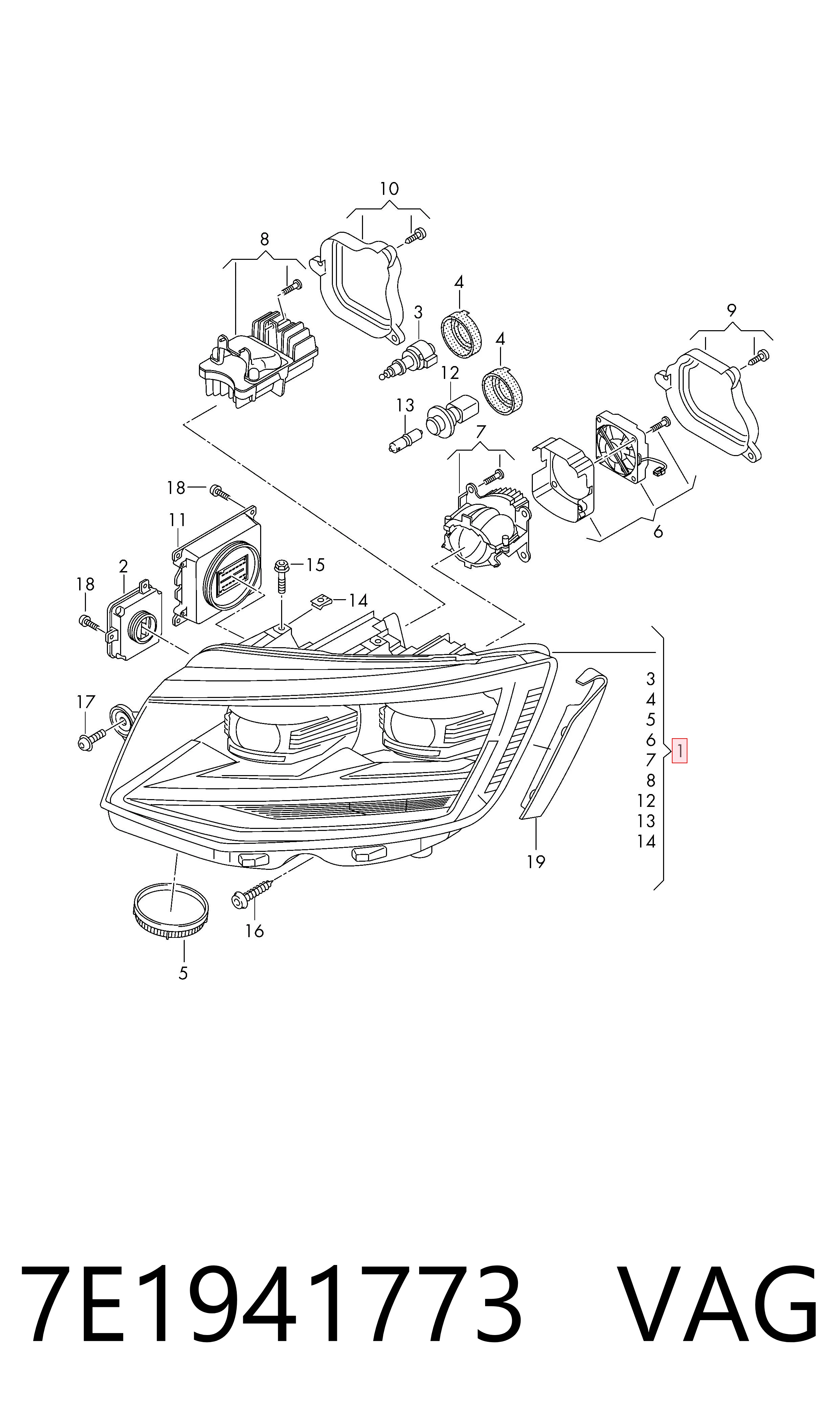 Фара левая VALEO 46716 цена, от 1048.57 USD