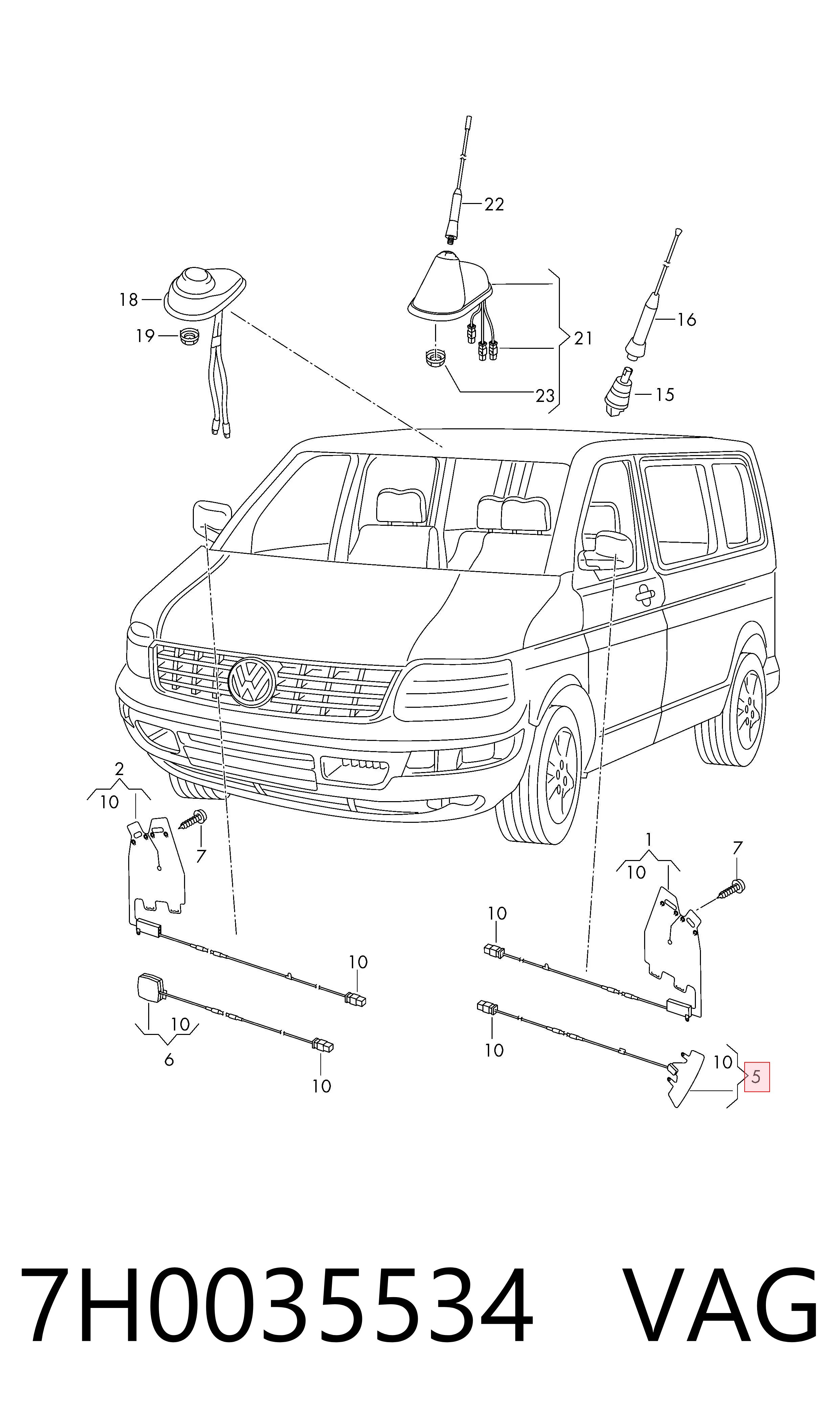  VAG 7H0035534 цена, от 77.29 USD