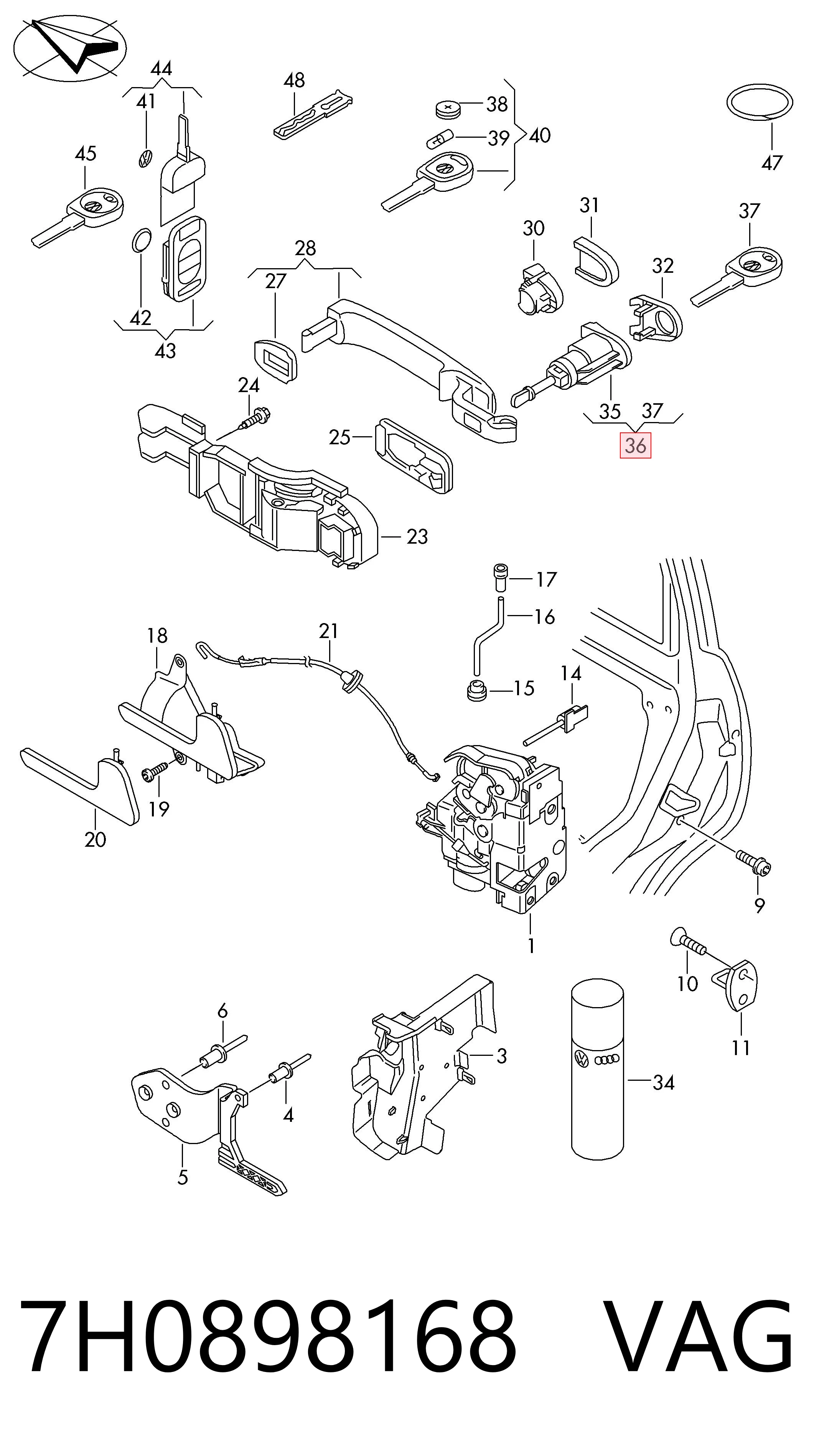 7H0898168 VAG 