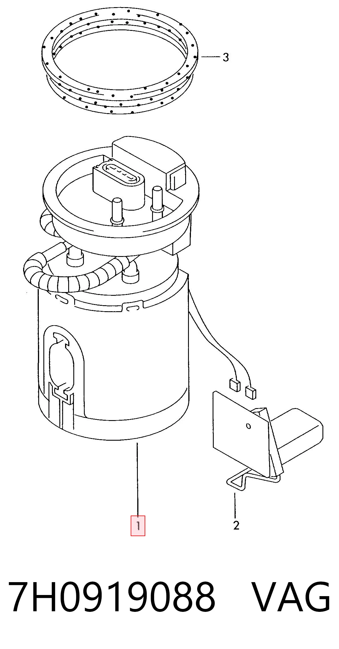 Бензонасос 405058007018 Continental/Siemens